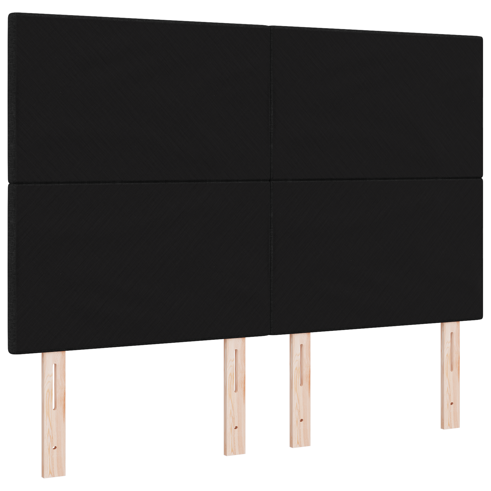 vidaXL Cap de pat LED negru, tapițat, 72 cm vidaXL Cap de pat LED negru, tapițat, 72 cm