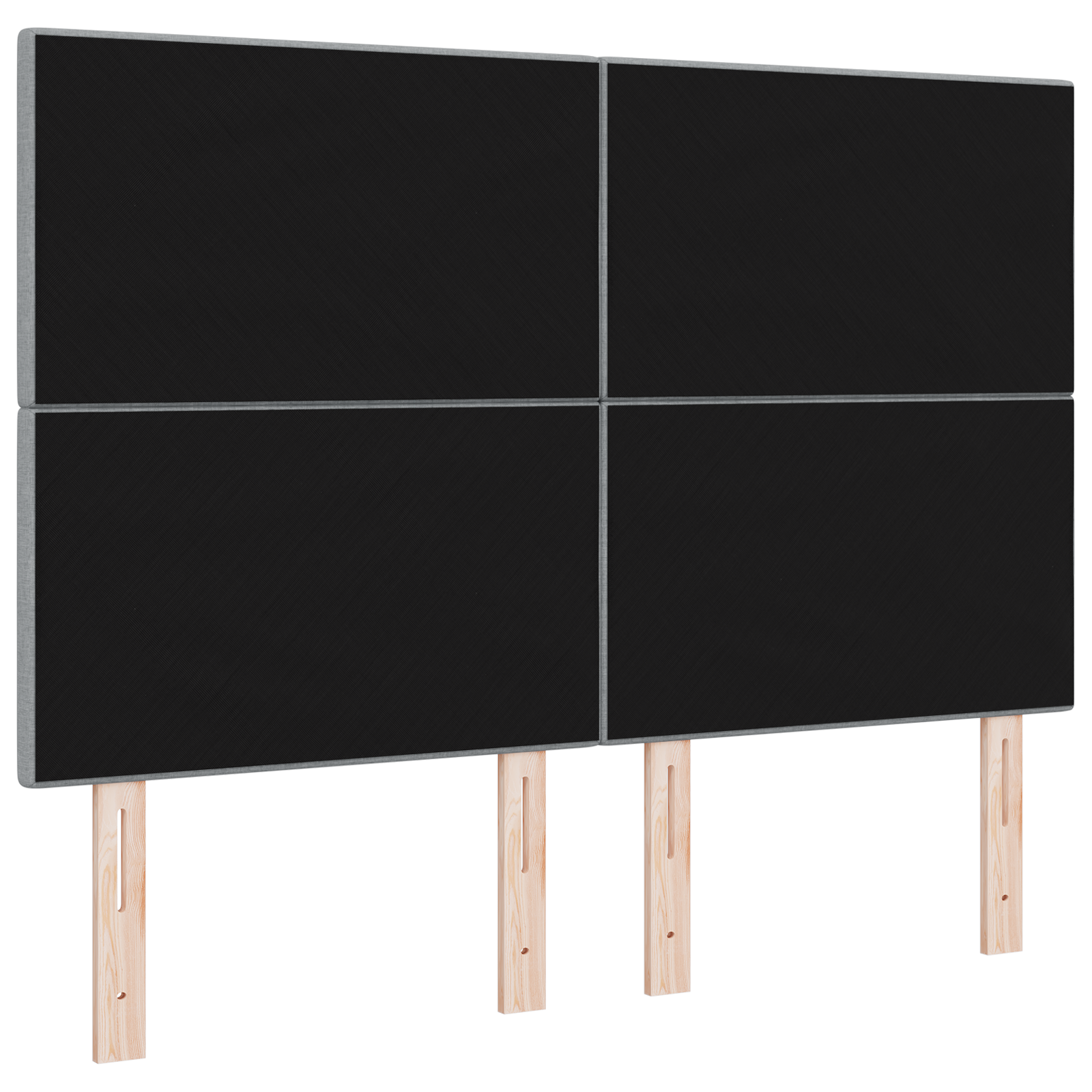 vidaXL Cap de pat LED gri deschis de 80 cm, din țesătură, de la vidaXL Cap de pat LED gri deschis de 80 cm, din țesătură, de la