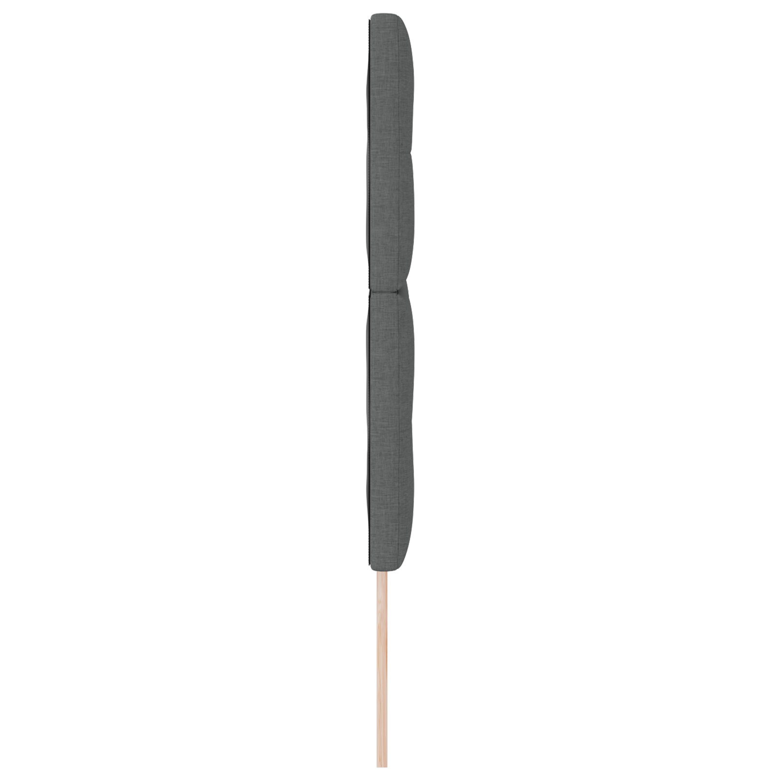 vidaXL Tăblie cu LED cu lumini cu bandă LED Gri închis 160 cm țesătură vidaXL Tăblie cu LED cu lumini cu bandă LED Gri închis 160 cm țesătură