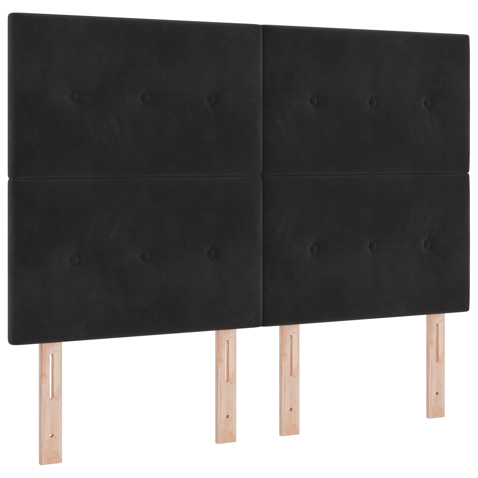 vidaXL Branșă LED Negru 80 cm Catifea