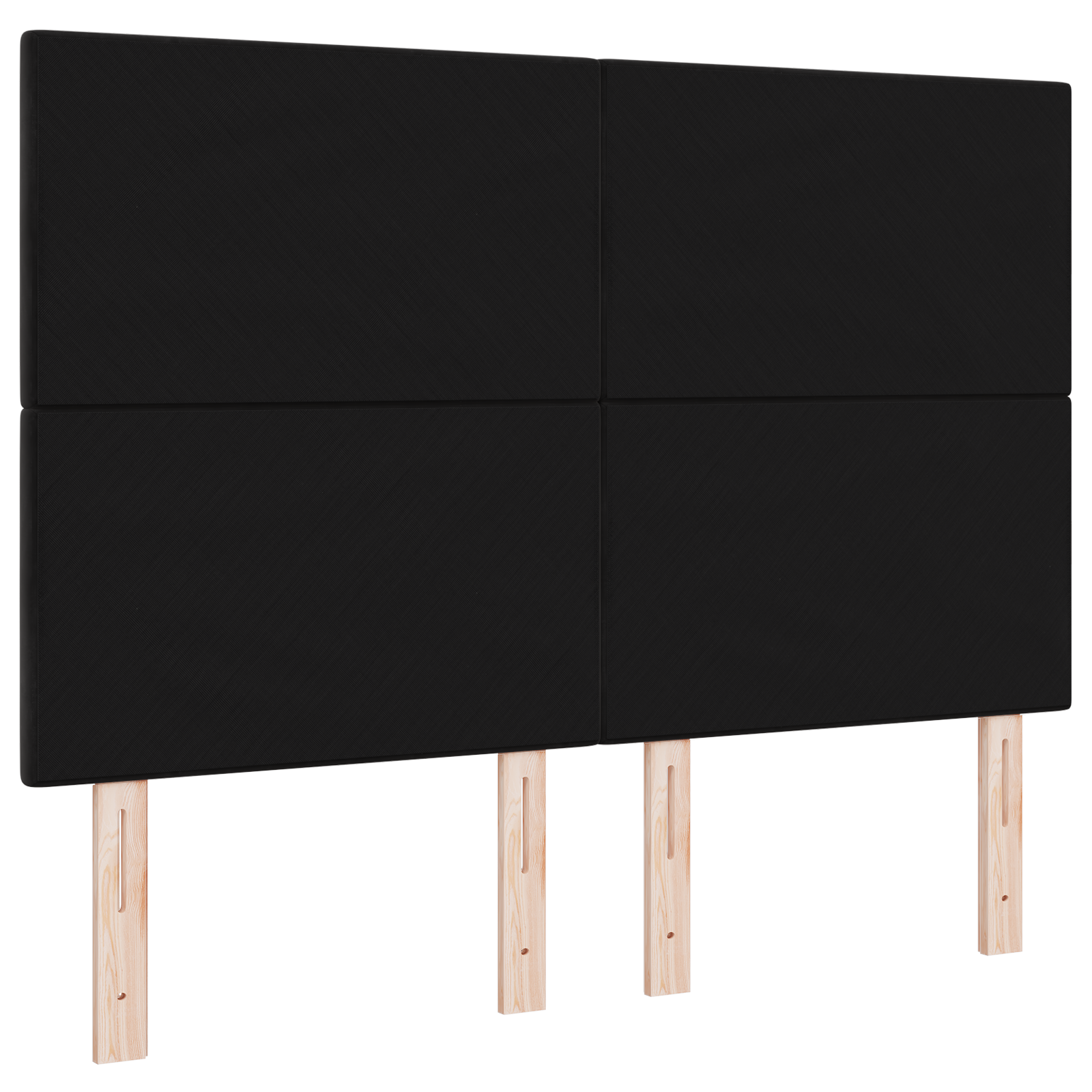 vidaXL Branșă LED Negru 80 cm Catifea