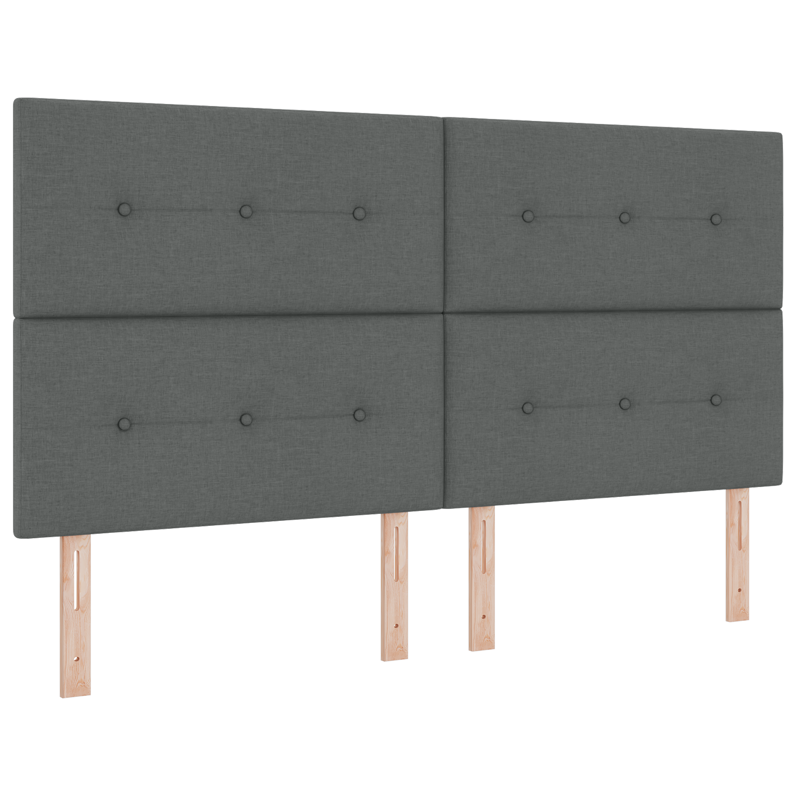 vidaXL Cap pentru pat LED Gri închis de 90 cm, din țesătură vidaXL Cap pentru pat LED Gri închis de 90 cm, din țesătură