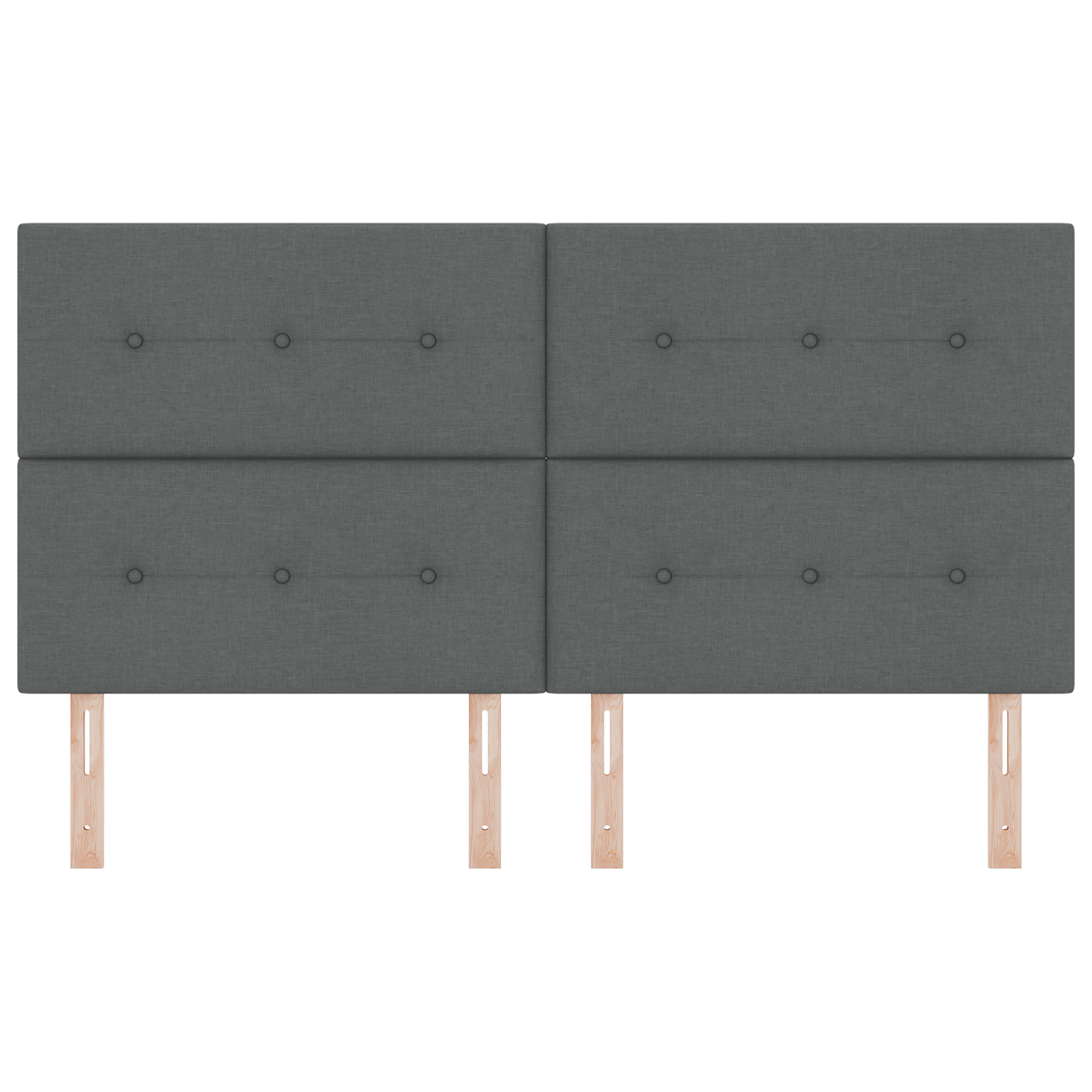 vidaXL Cap pentru pat LED Gri închis de 90 cm, din țesătură vidaXL Cap pentru pat LED Gri închis de 90 cm, din țesătură