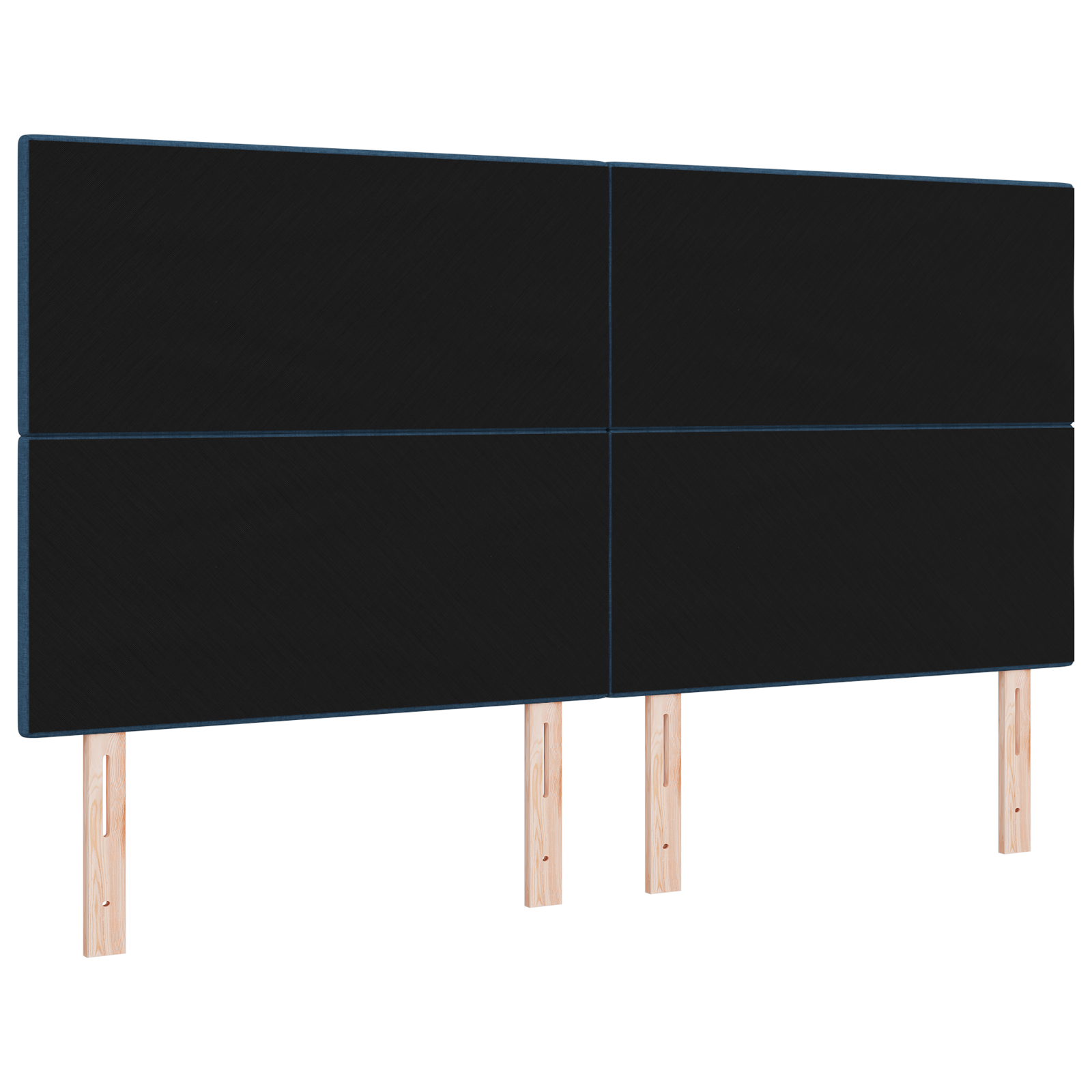 vidaXL Cap de pat LED albastru de 90 cm, din țesătură vidaXL Cap de pat LED albastru de 90 cm, din țesătură
