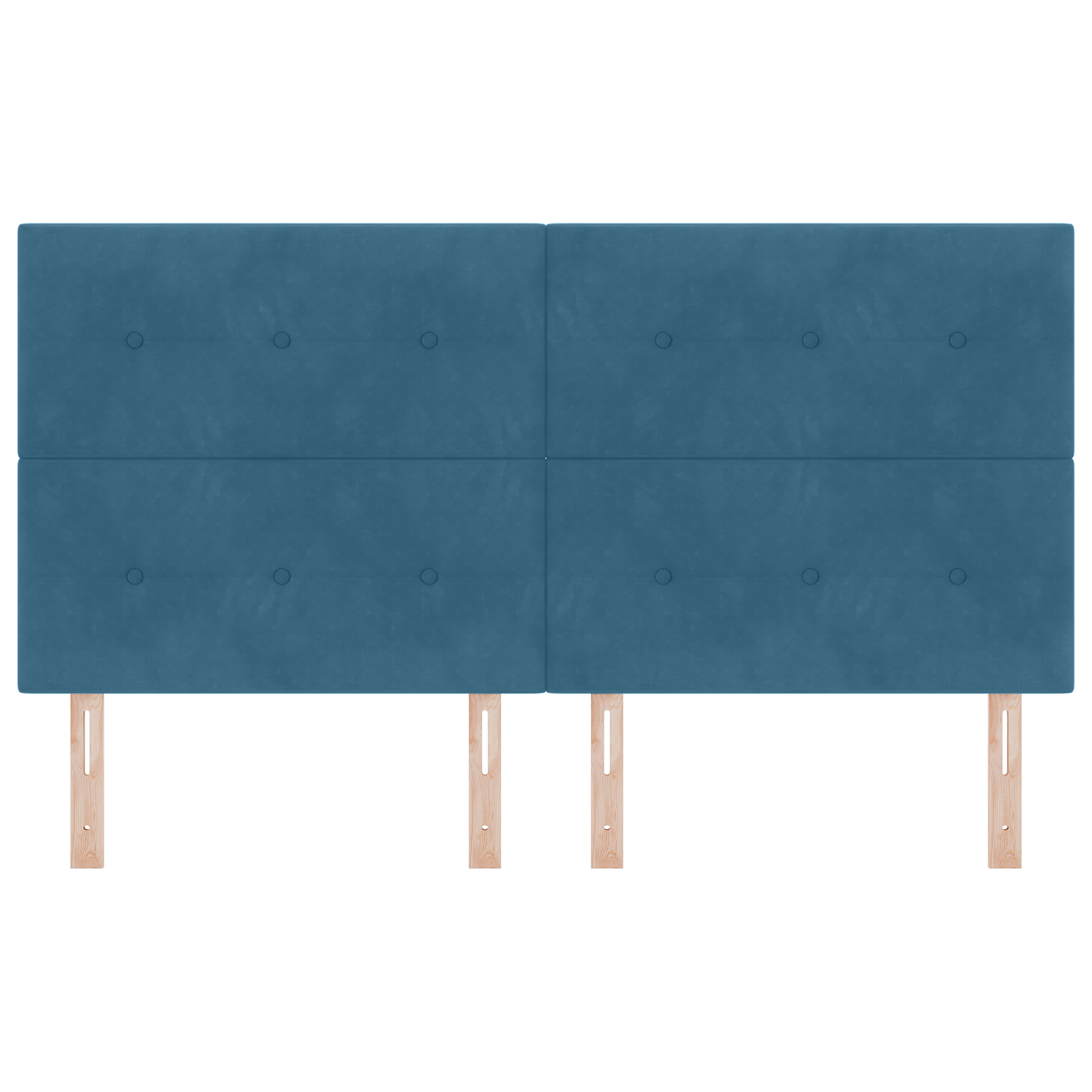 vidaXL Headboard cu LED Albastru Întunecat 90 cm Catifea vidaXL Headboard cu LED Albastru Întunecat 90 cm Catifea