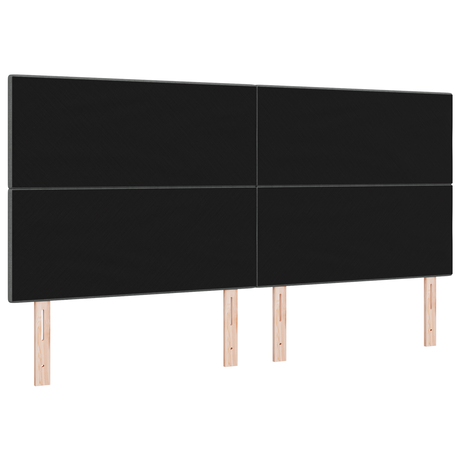 vidaXL Tăblie cu LED cu lumini cu bandă LED Gri închis 200 cm țesătură vidaXL Tăblie cu LED cu lumini cu bandă LED Gri închis 200 cm țesătură