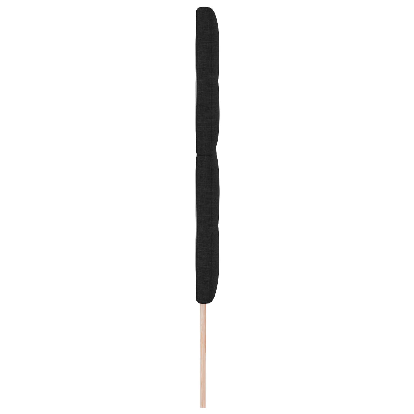 vidaXL Tăblie cu LED cu lumini cu bandă LED Negru 200 cm țesătură vidaXL Tăblie cu LED cu lumini cu bandă LED Negru 200 cm țesătură