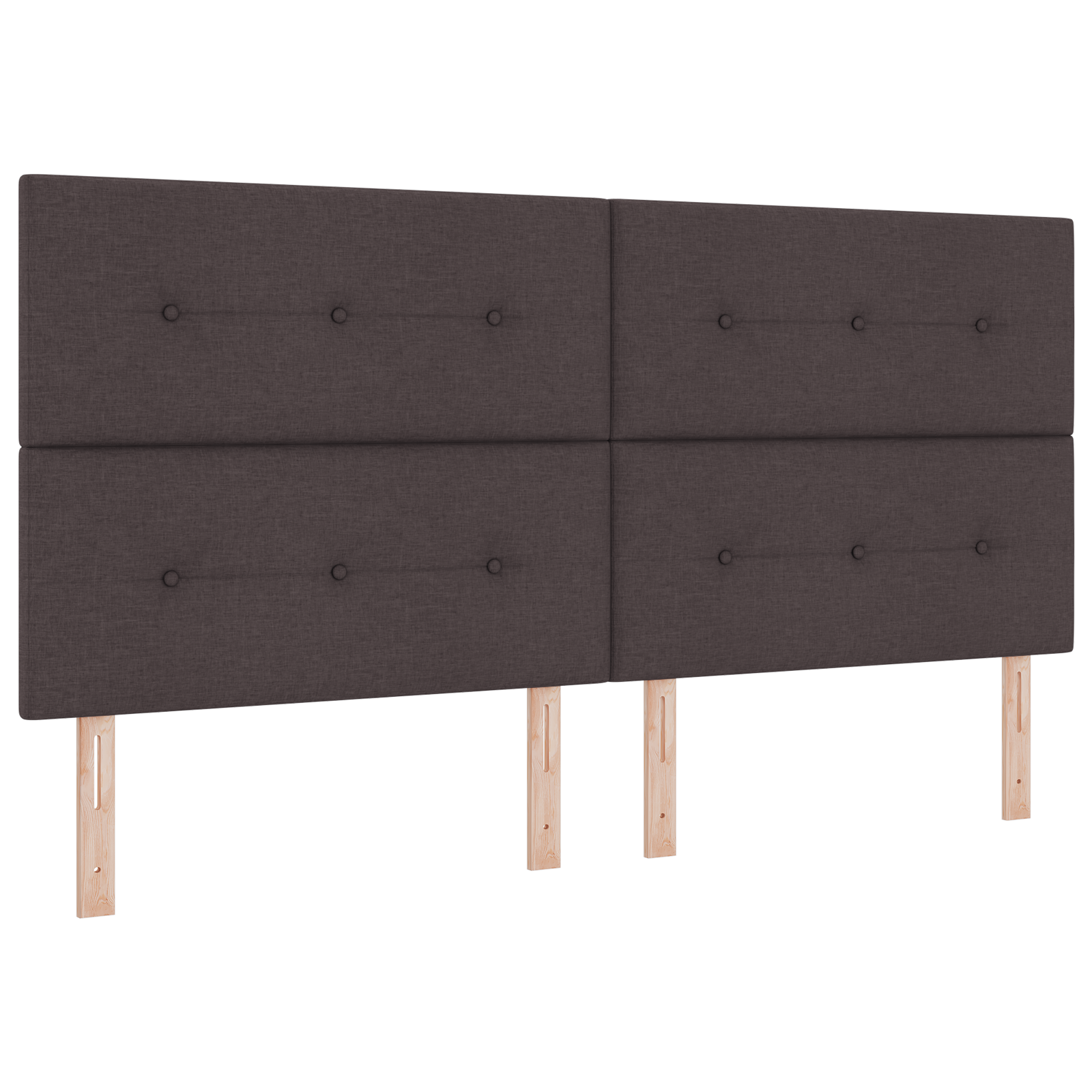 vidaXL Capitel LED maro închis de 100 cm, din țesătură