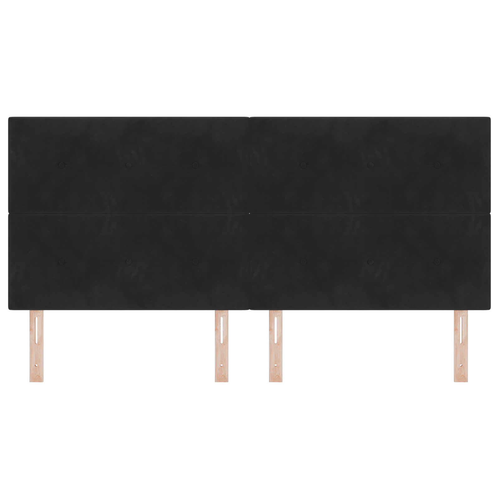 vidaXL Capita LED Negru 100 cm Catifea