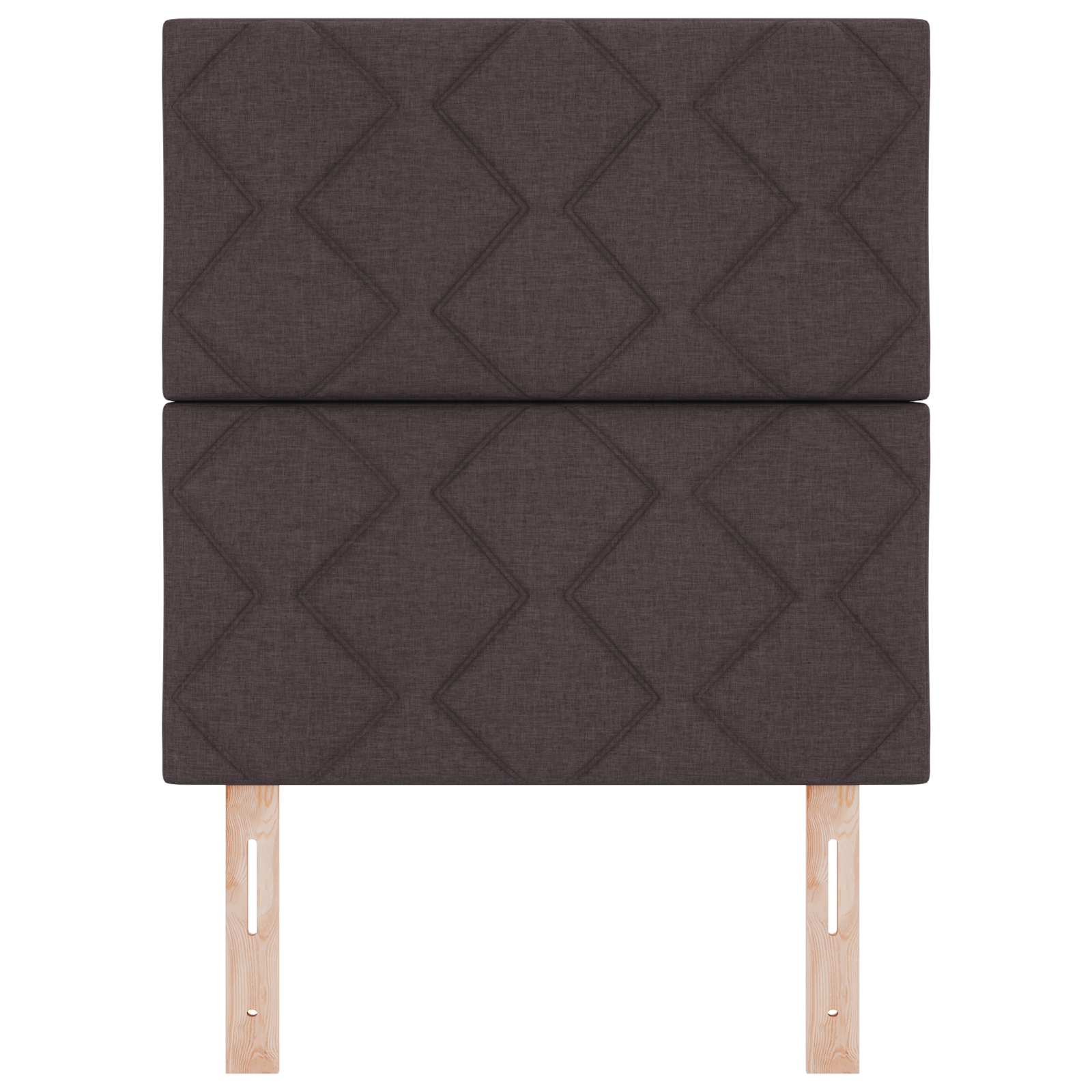 Tăblie LED vidaXL Design cu Blocuri Diamante Maro închis 80 cm Țesătură Tăblie LED vidaXL Design cu Blocuri Diamante Maro închis 80 cm Țesătură