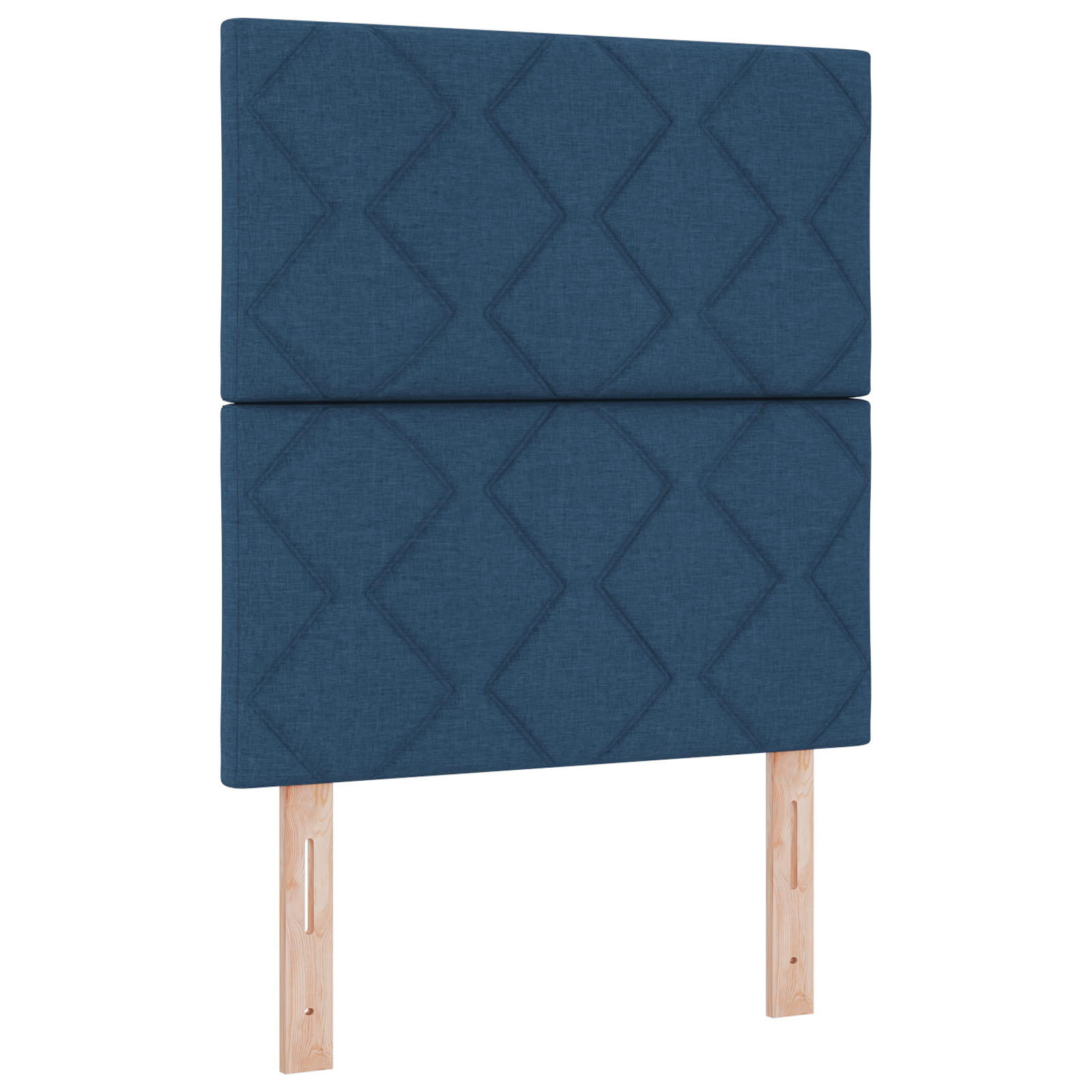 Cap de pat LED vidaXL cu blocuri diamantate Albastru 80 cm Țesătură Cap de pat LED vidaXL cu blocuri diamantate Albastru 80 cm Țesătură