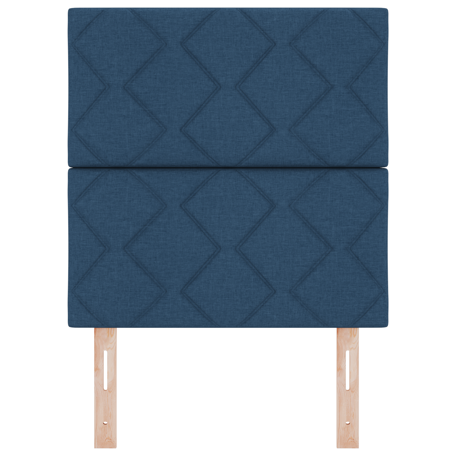 Cap de pat LED vidaXL cu blocuri diamantate Albastru 80 cm Țesătură Cap de pat LED vidaXL cu blocuri diamantate Albastru 80 cm Țesătură