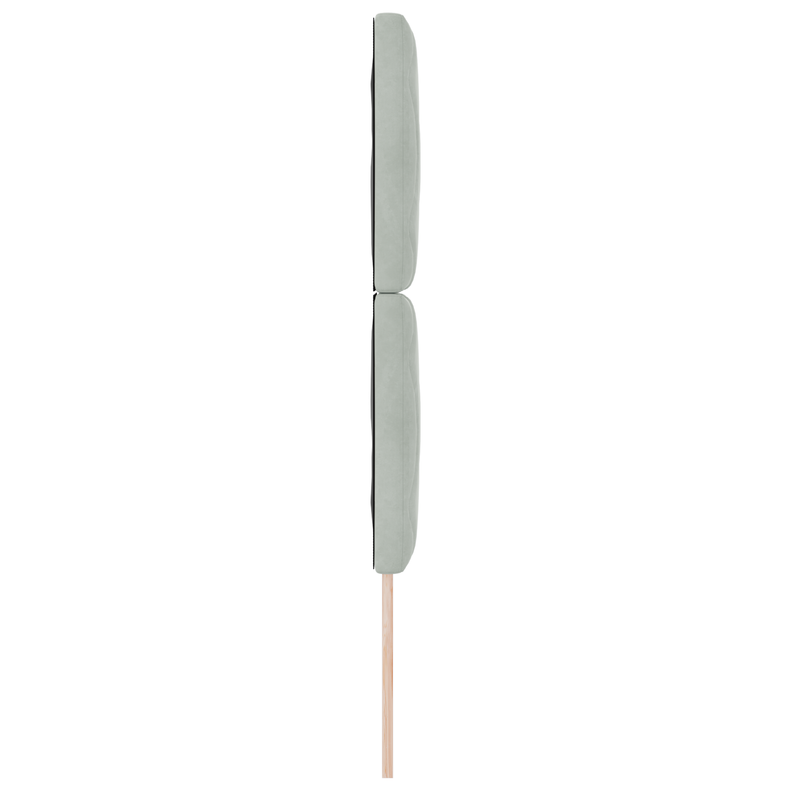 vidaXL Cap de pat cu LED, design diamant, blocuri gri deschis, 80 cm, din catifea. vidaXL Cap de pat cu LED, design diamant, blocuri gri deschis, 80 cm, din catifea.