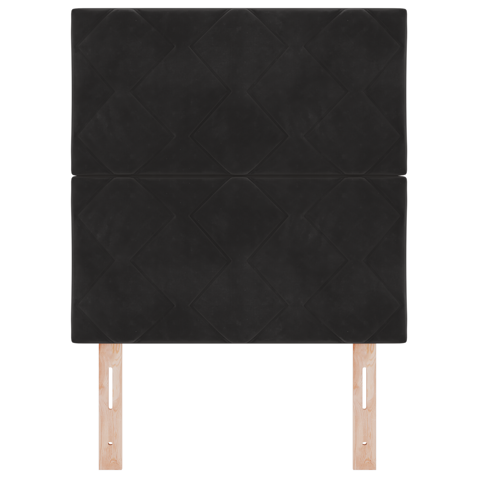 vidaXL Tăblie LED cu lumini cu bandă LED Geometric Negru 80 cm Catifea vidaXL Tăblie LED cu lumini cu bandă LED Geometric Negru 80 cm Catifea