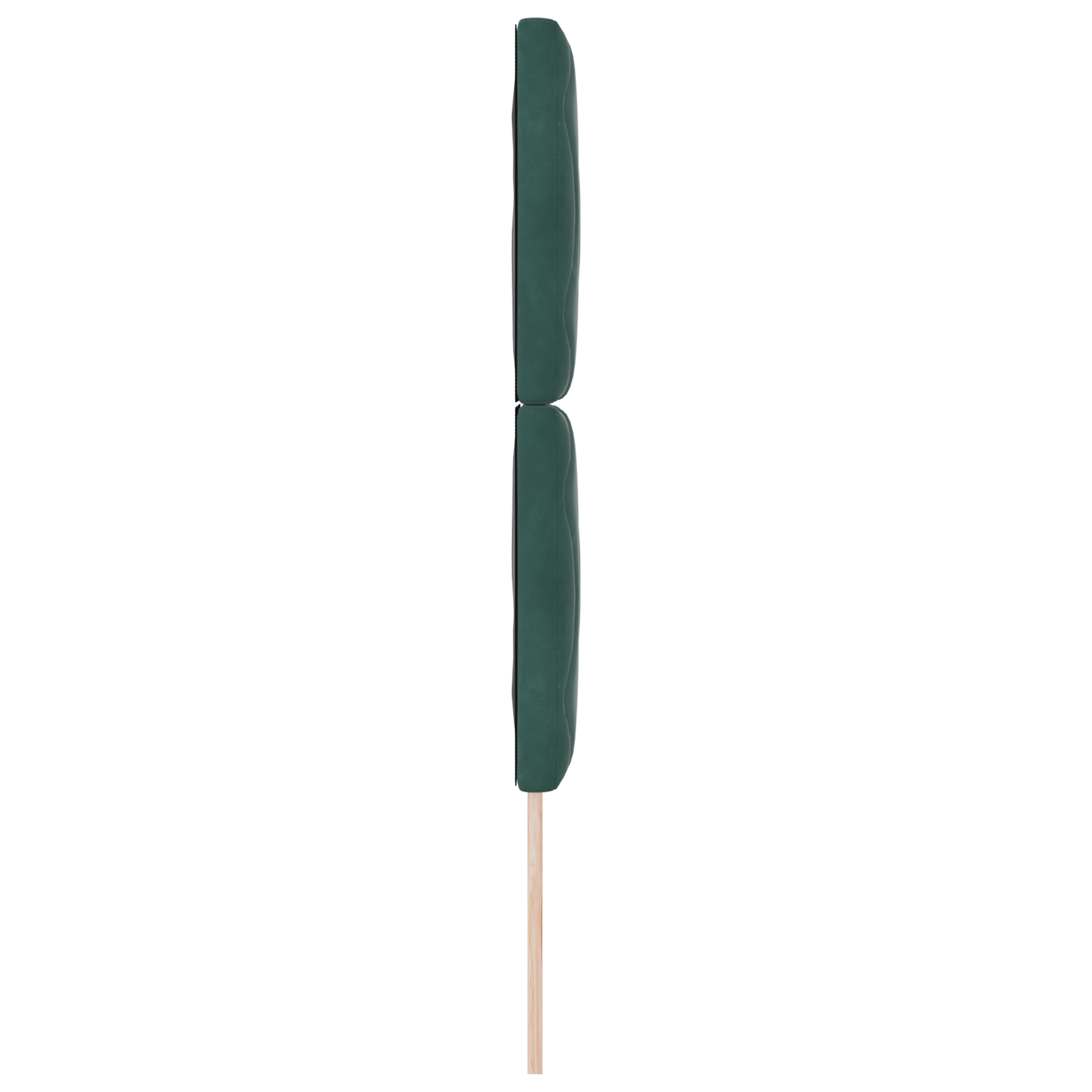 vidaXL Cap de pat LED cu design de blocuri de diamant, verde închis, 80 cm