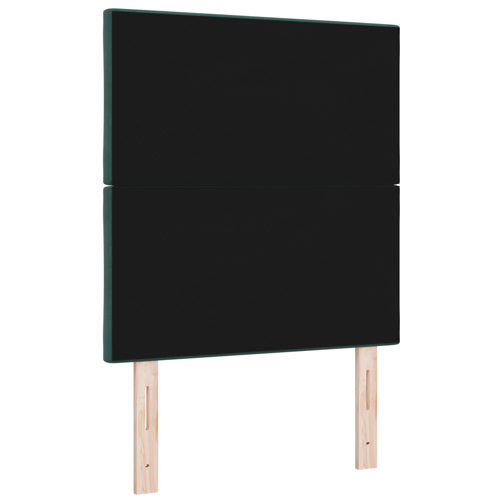vidaXL Cap de pat LED cu design de blocuri de diamant, verde închis, 80 cm