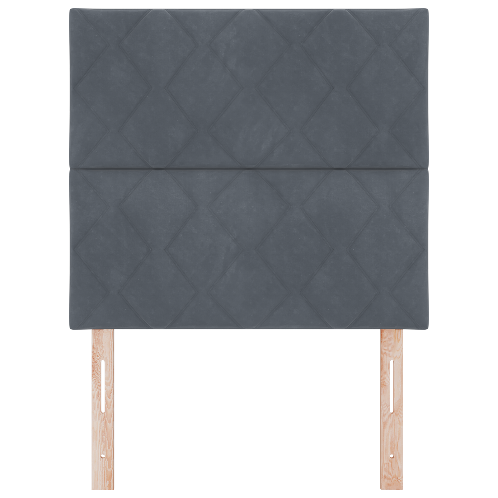 vidaXL Tăblie LED cu lumini cu bandă LED Gri închis 90 cm Catifea