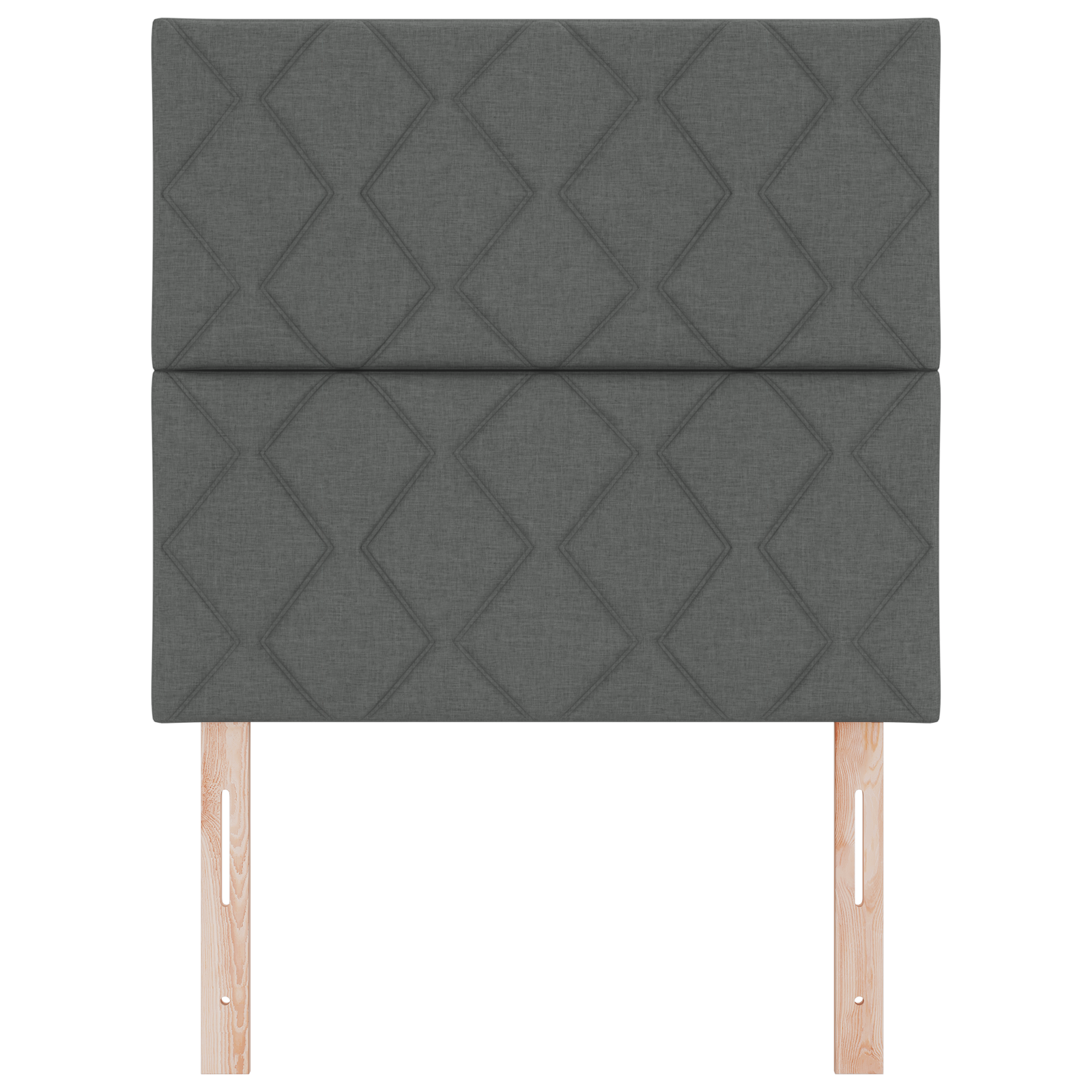 Tăblia LED de la vidaXL Design Diamond Blocks Gri închis 100 cm Țesătură Tăblia LED de la vidaXL Design Diamond Blocks Gri închis 100 cm Țesătură