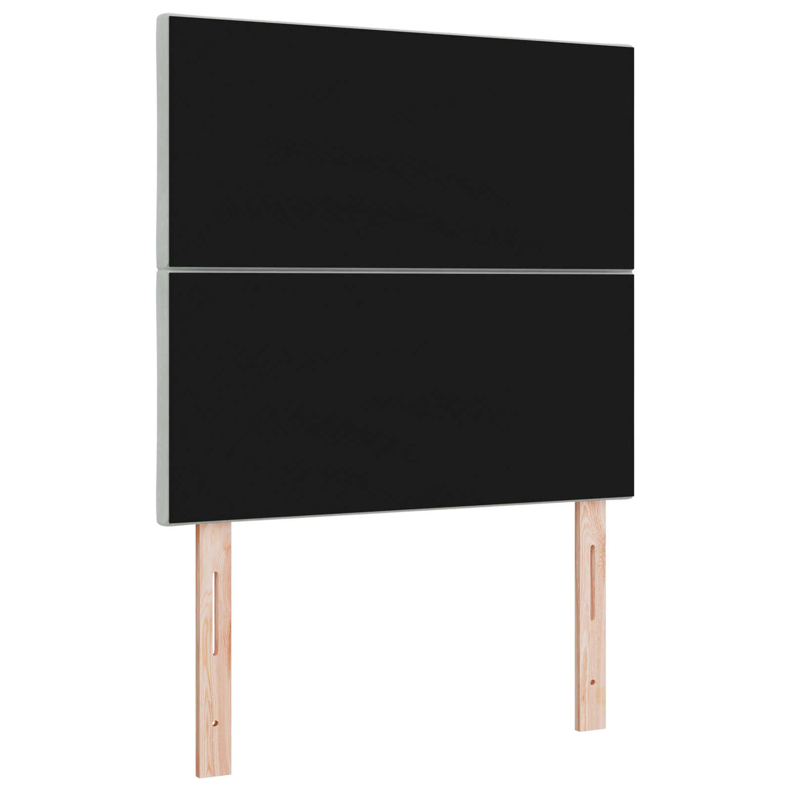 vidaXL Tăblie LED cu lumini cu bandă LED Gri deschis 100 cm Catifea