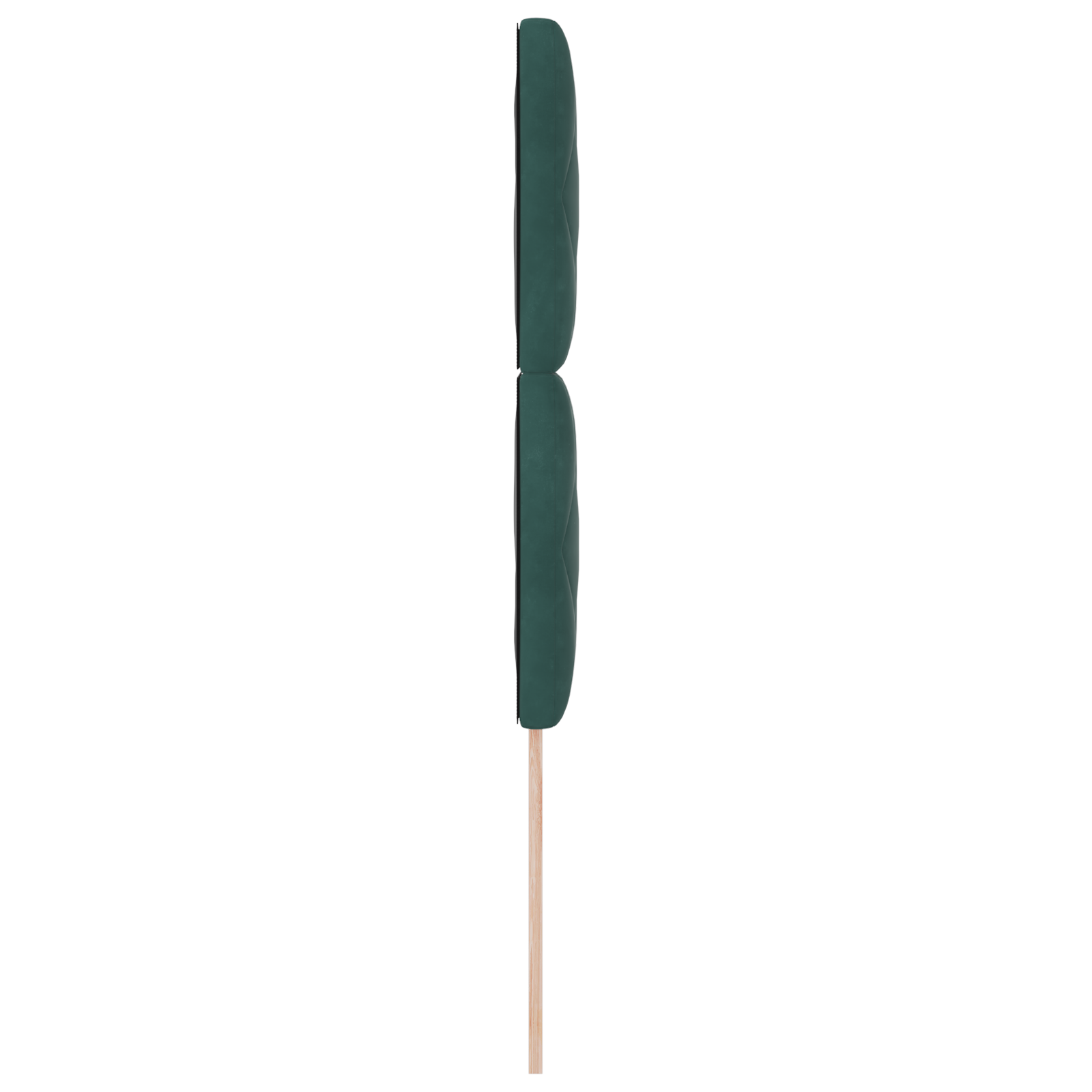 vidaXL Cap de pat LED cu blocuri de diamant, verde închis, 100 cm, din catifea