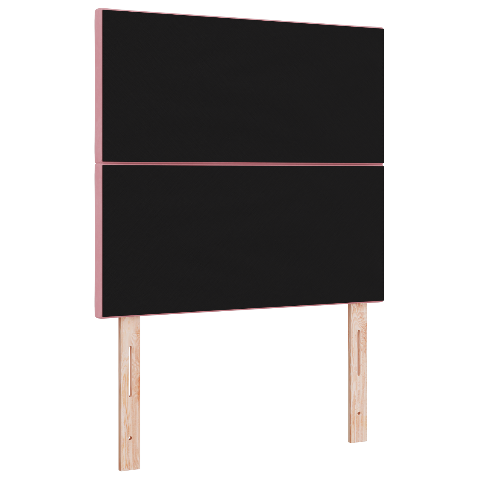 vidaXL Tăblie LED cu lumini cu bandă LED Geometric Roz 100 cm Catifea vidaXL Tăblie LED cu lumini cu bandă LED Geometric Roz 100 cm Catifea