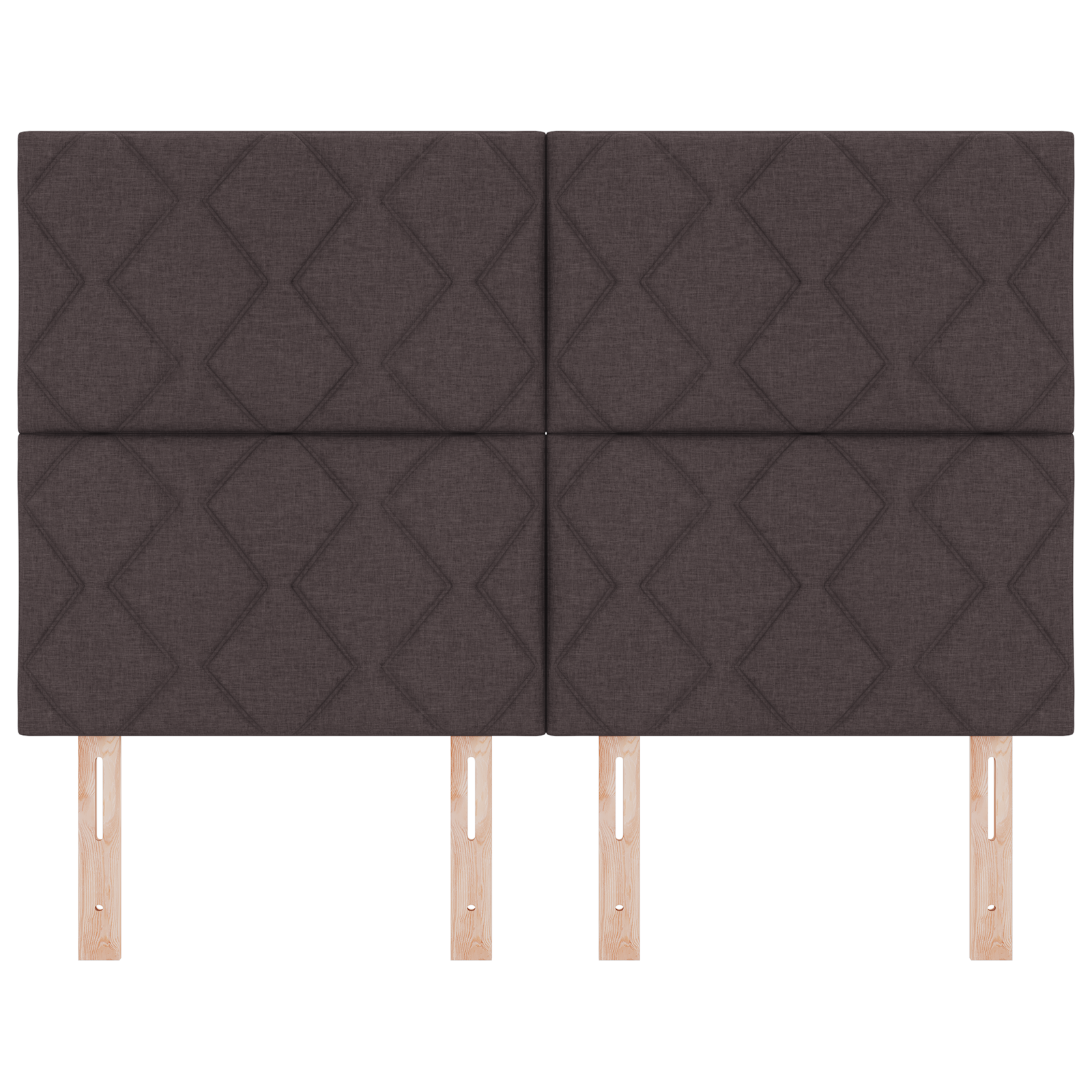 Tablia LED vidaXL Design Blocuri Diamante Maro Întunecat 144 cm Țesătură Tablia LED vidaXL Design Blocuri Diamante Maro Întunecat 144 cm Țesătură