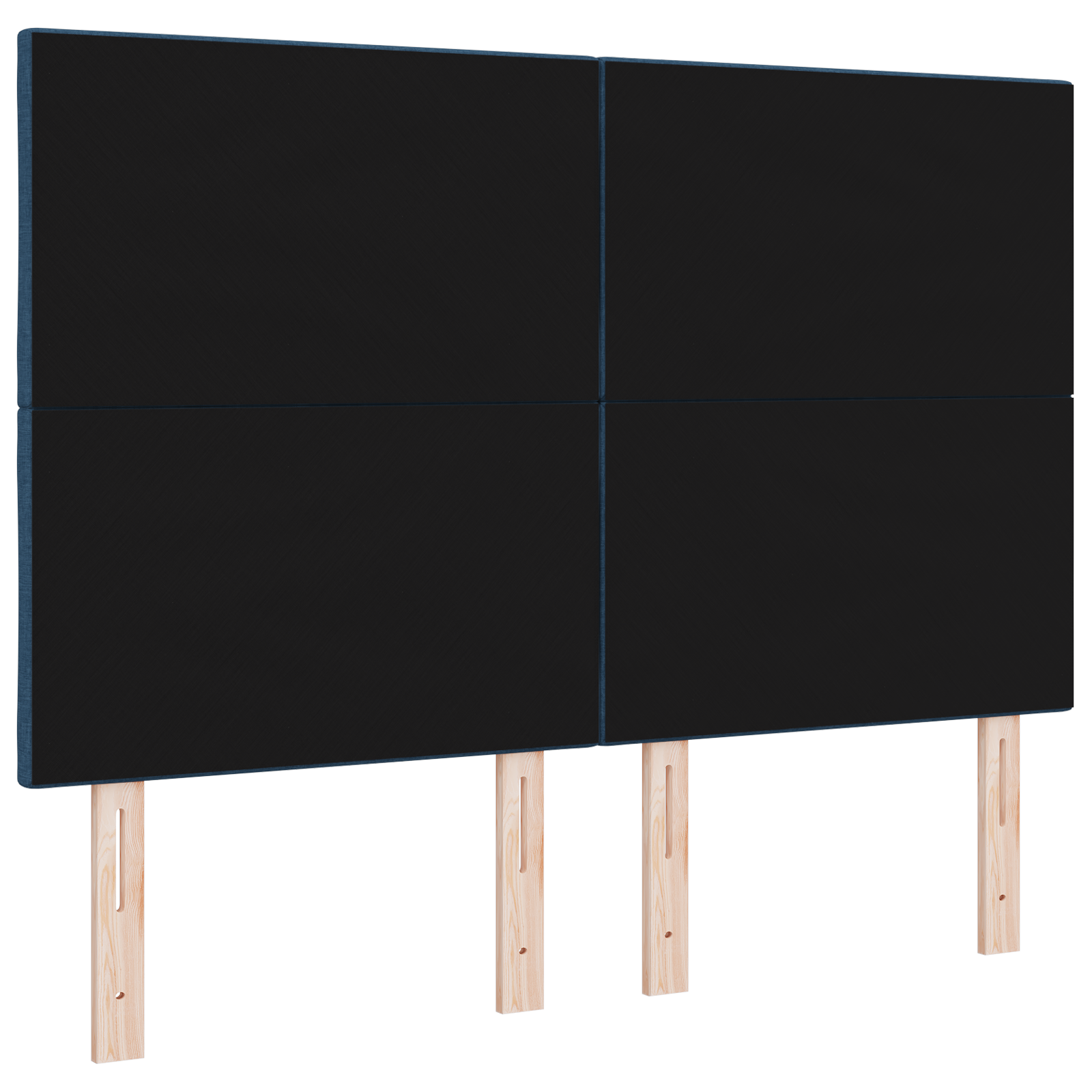 Cap de Pat LED vidaXL Design Blocuri de Diamante Albastru 144 cm Țesătură Cap de Pat LED vidaXL Design Blocuri de Diamante Albastru 144 cm Țesătură