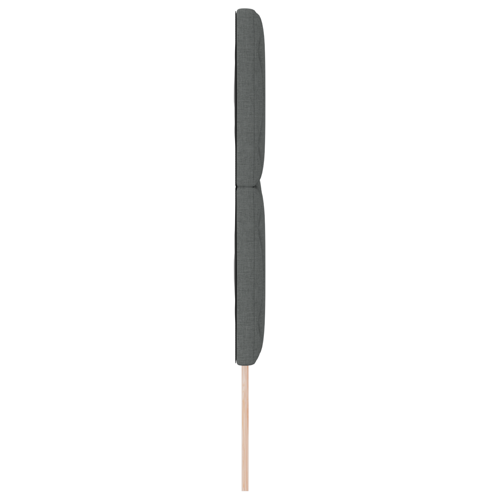 Cap de pat LED vidaXL cu design diamond gri închis 160 cm din țesătură Cap de pat LED vidaXL cu design diamond gri închis 160 cm din țesătură