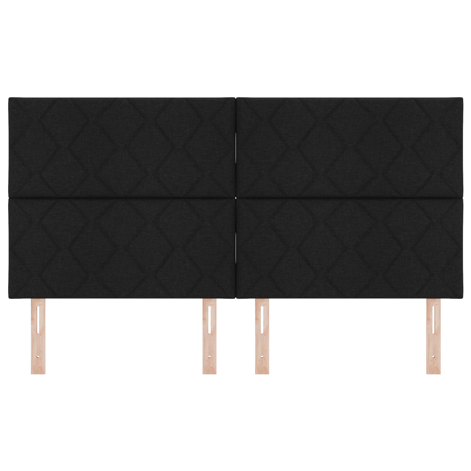 Cap de pat LED vidaXL design cu blocuri de diamant Negru 180 cm Țesătură Cap de pat LED vidaXL design cu blocuri de diamant Negru 180 cm Țesătură