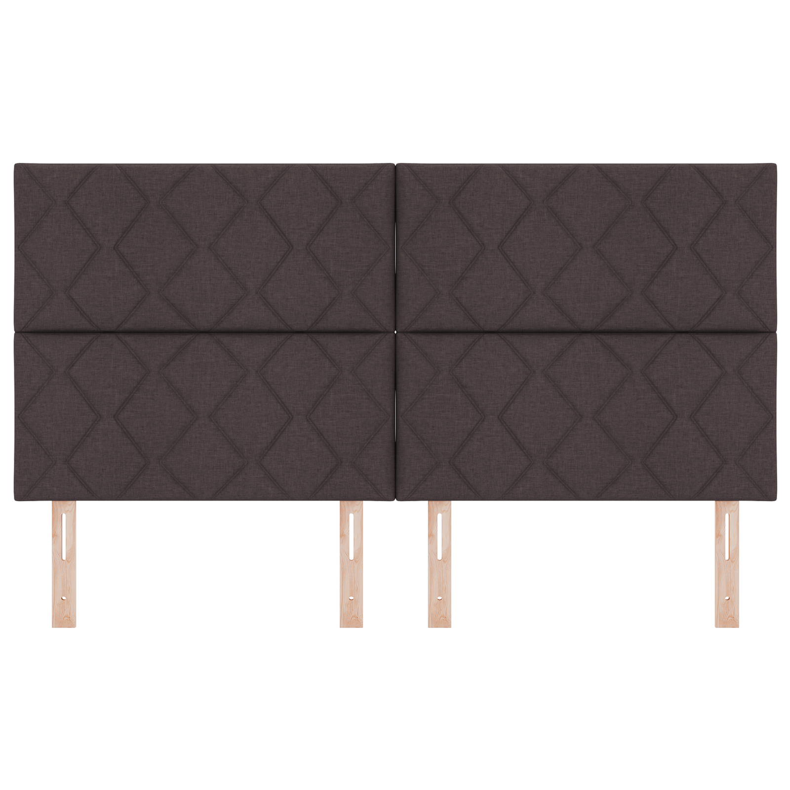 vidaXL Tăbliță LED Design Blocuri de Diamant Maro închis 180 cm Țesătură vidaXL Tăbliță LED Design Blocuri de Diamant Maro închis 180 cm Țesătură