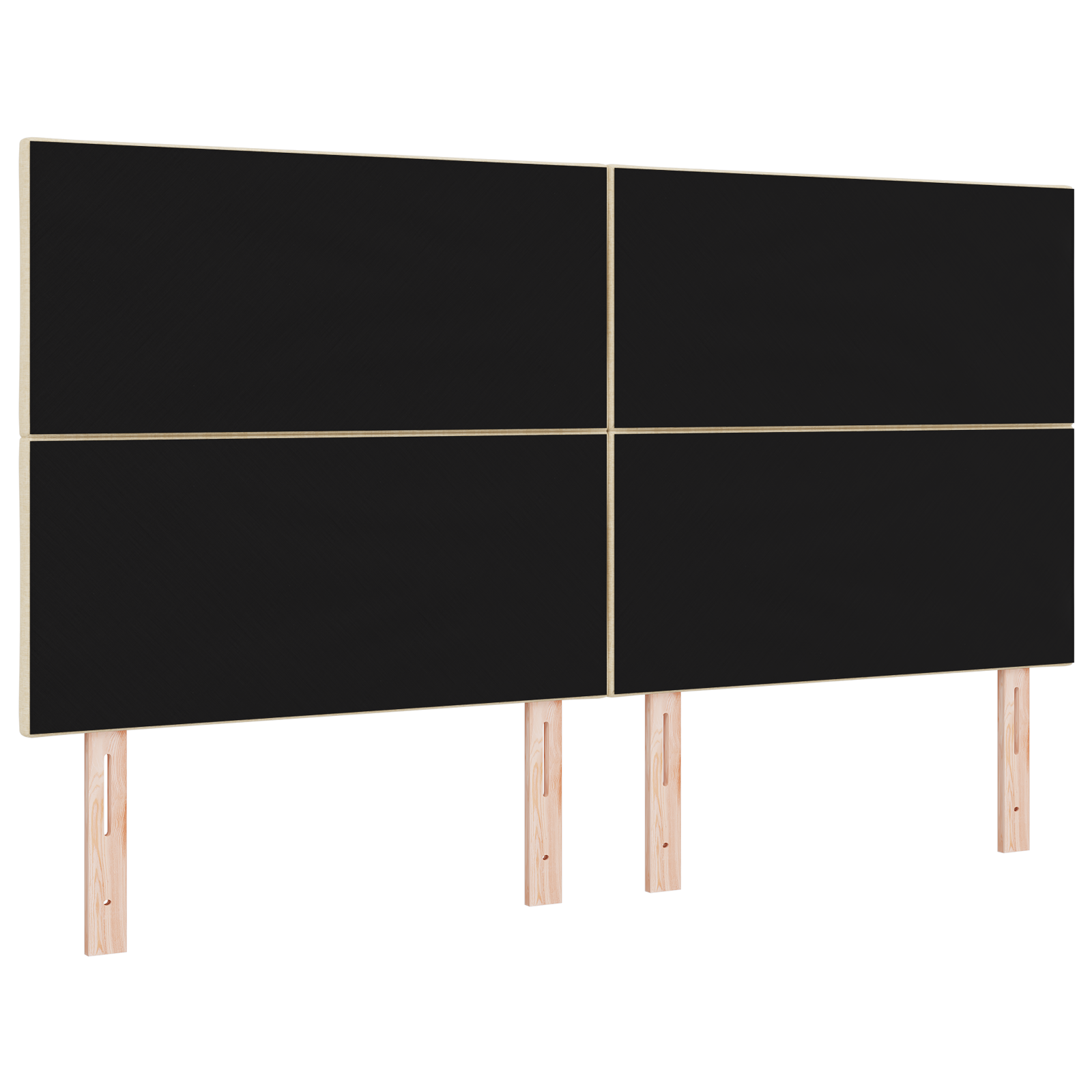 vidaXL Tăblie cap cu lumini cu bandă LED Crem 180 cm țesătură vidaXL Tăblie cap cu lumini cu bandă LED Crem 180 cm țesătură