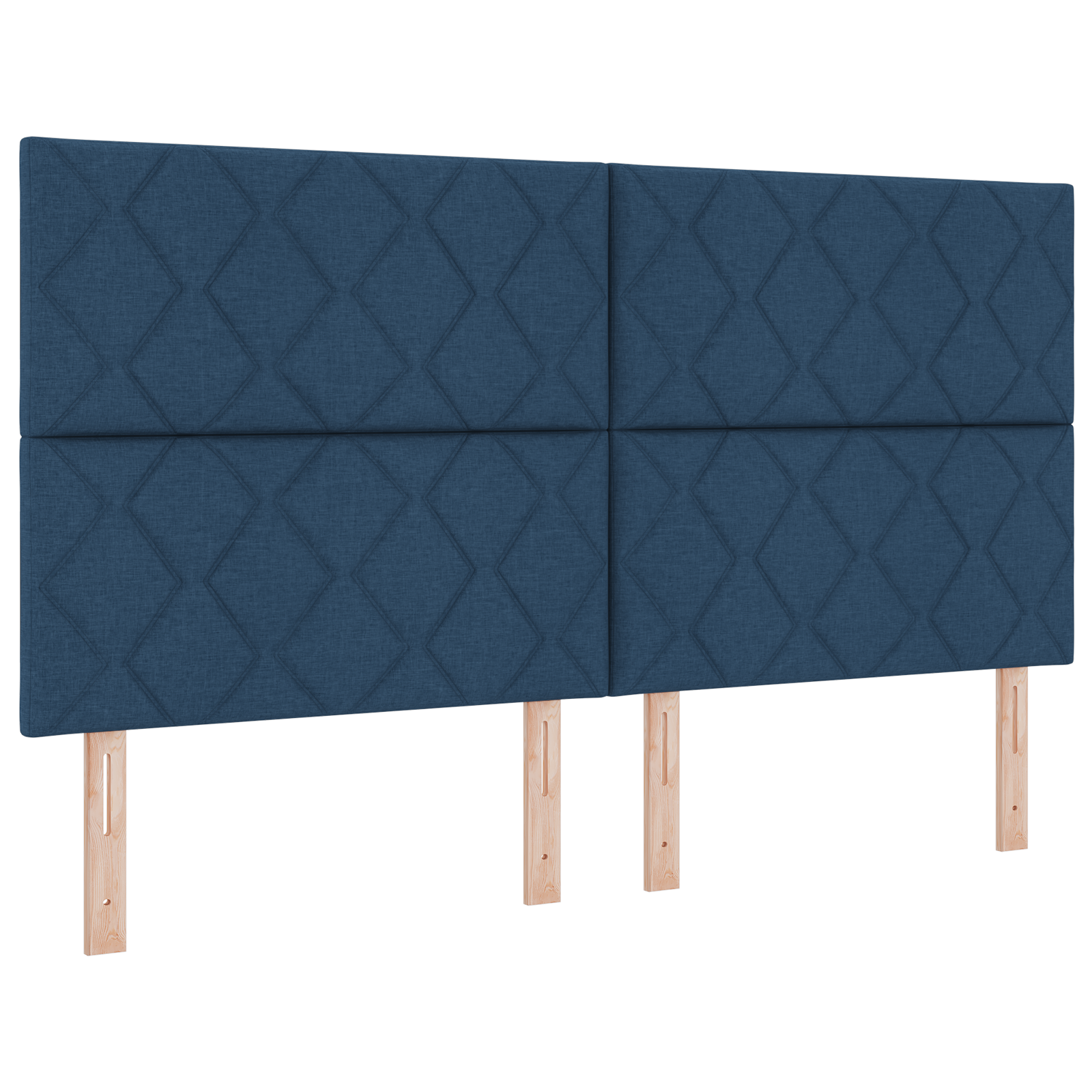 Cap de pat LED vidaXL Design Diamante Blocuri Albastru 180 cm Țesătură Cap de pat LED vidaXL Design Diamante Blocuri Albastru 180 cm Țesătură