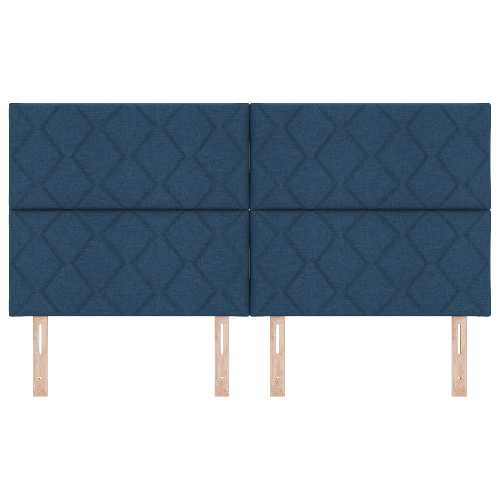Cap de pat LED vidaXL Design Diamante Blocuri Albastru 180 cm Țesătură Cap de pat LED vidaXL Design Diamante Blocuri Albastru 180 cm Țesătură