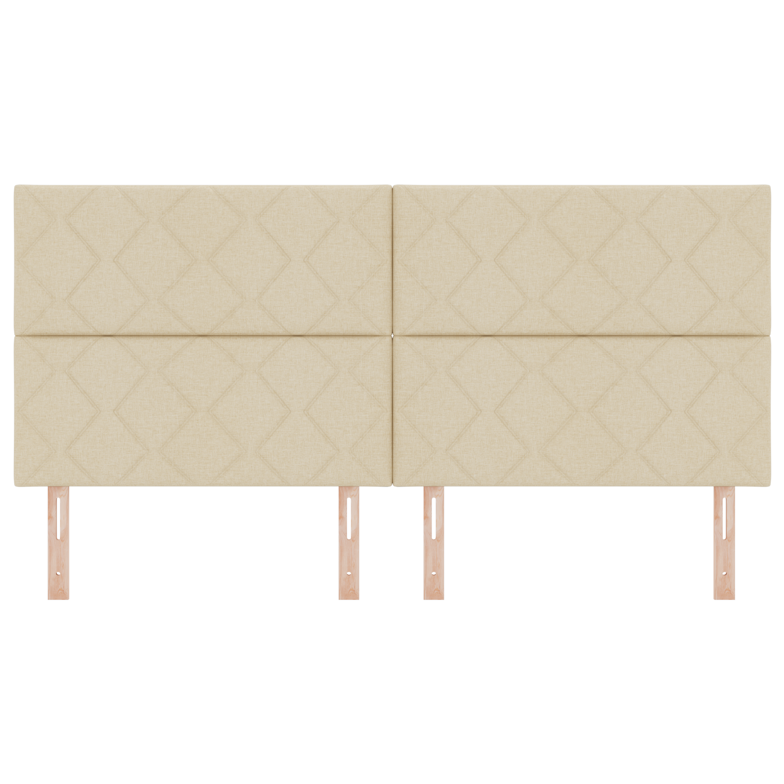 Cap de Pat LED vidaXL Design Blocuri de Diamant Crem 200 cm Țesătură Cap de Pat LED vidaXL Design Blocuri de Diamant Crem 200 cm Țesătură