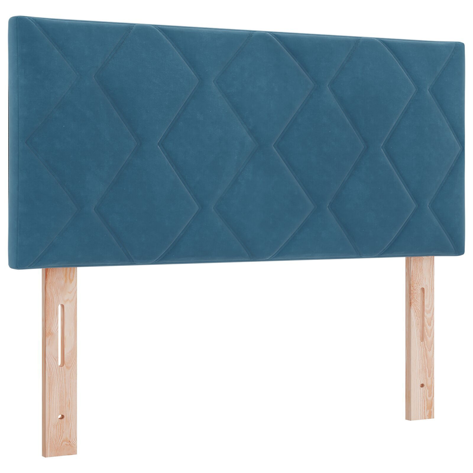 vidaXL Pat cu Arcuri și Saltea Albastru închis 90 x 190 cm țesătură vidaXL Pat cu Arcuri și Saltea Albastru închis 90 x 190 cm țesătură