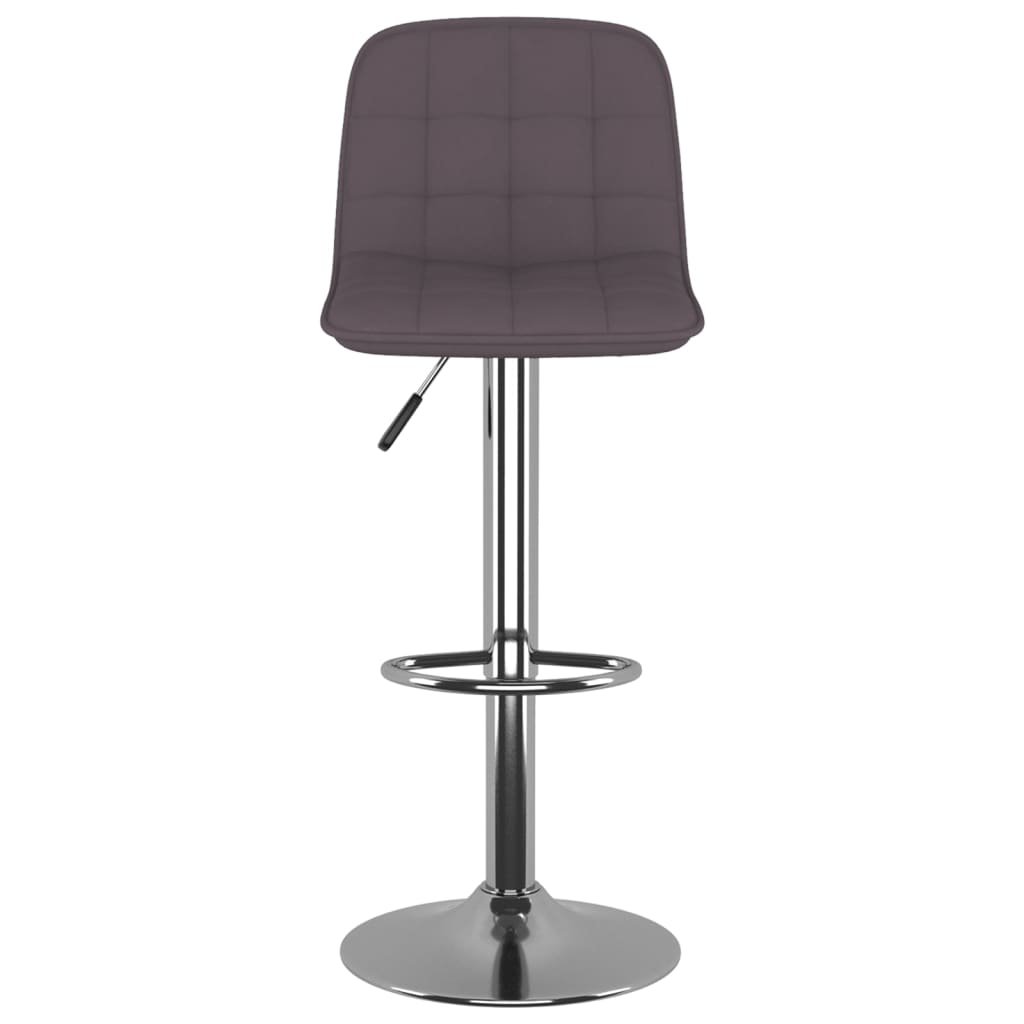 vidaXL Scaune de bar, 2 buc., gri taupe, material textil