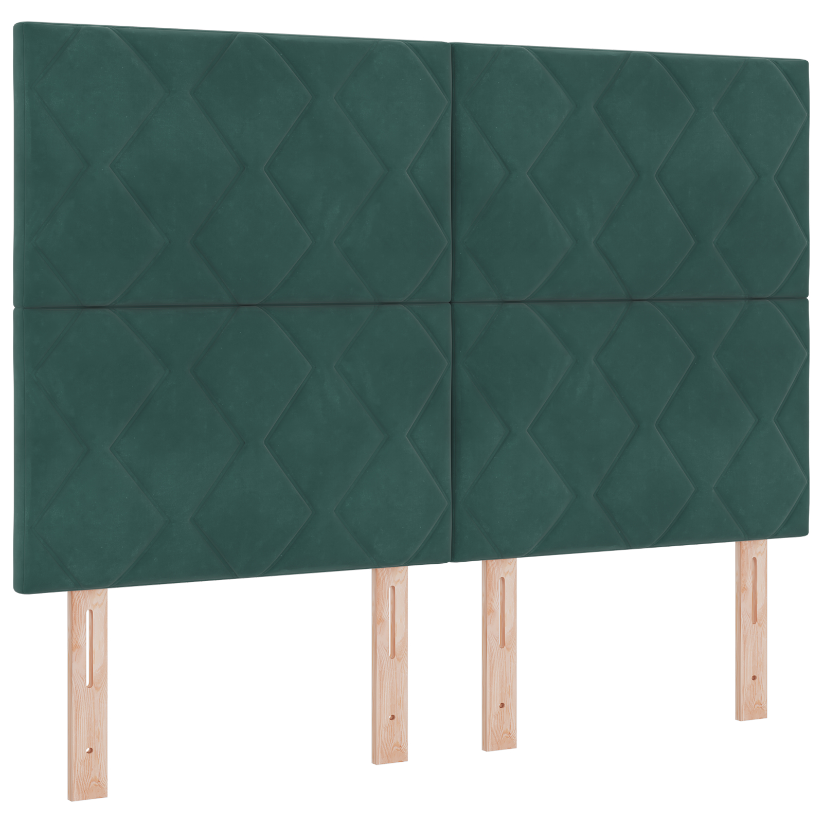 vidaXL Pat cu arcuri cu saltea Verde închis 140 x 200 cm Catifea vidaXL Pat cu arcuri cu saltea Verde închis 140 x 200 cm Catifea