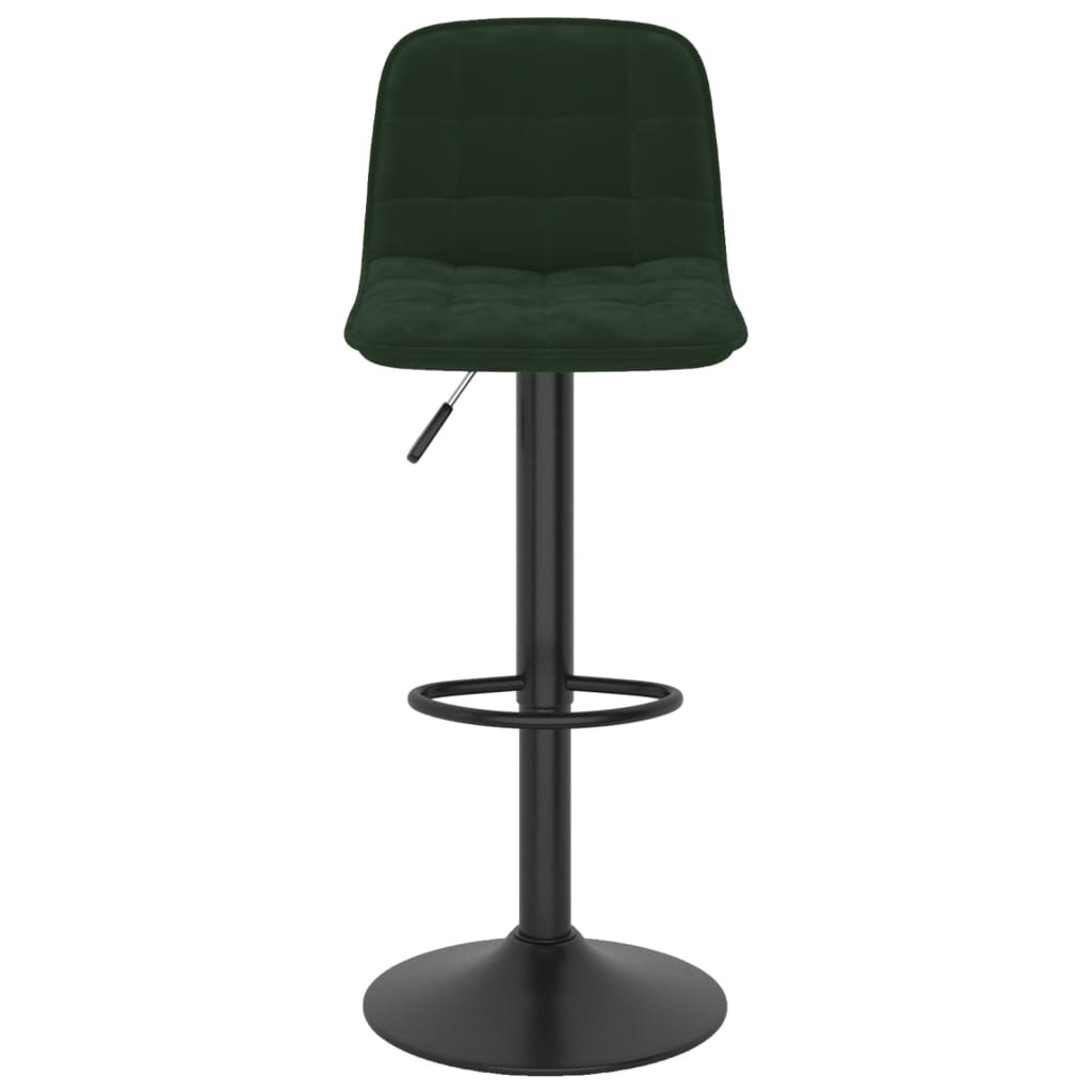 vidaXL Scaune de bar, 2 buc., verde închis, catifea vidaXL Scaune de bar, 2 buc., verde închis, catifea