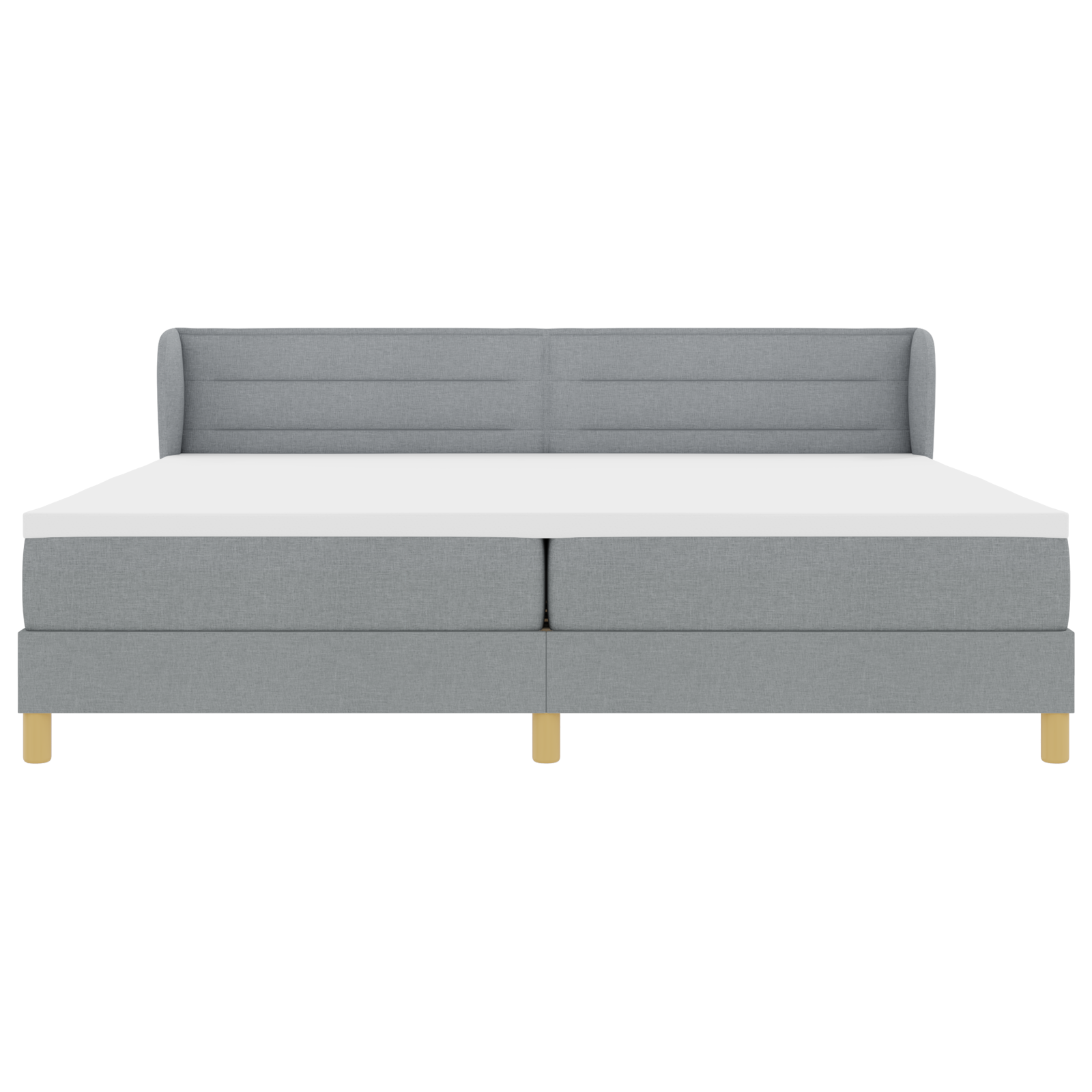 vidaXL Pat cu arcuri și saltea crem 90x200 cm Gri deschis 200 x 200 cm vidaXL Pat cu arcuri și saltea crem 90x200 cm Gri deschis 200 x 200 cm