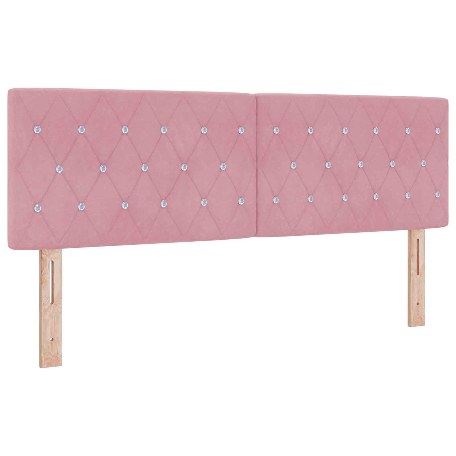 Pat cu saltea vidaXL Roz 160x200 cm Catifea Pat cu saltea vidaXL Roz 160x200 cm Catifea