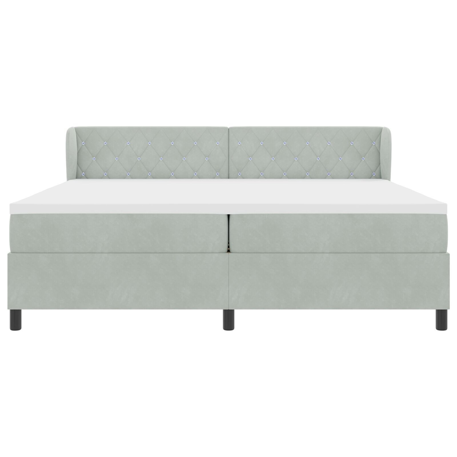 vidaXL Pat cu saltea cu arcuri Gri închis 80x200 cm Catifea cu saltea vidaXL Pat cu saltea cu arcuri Gri închis 80x200 cm Catifea cu saltea