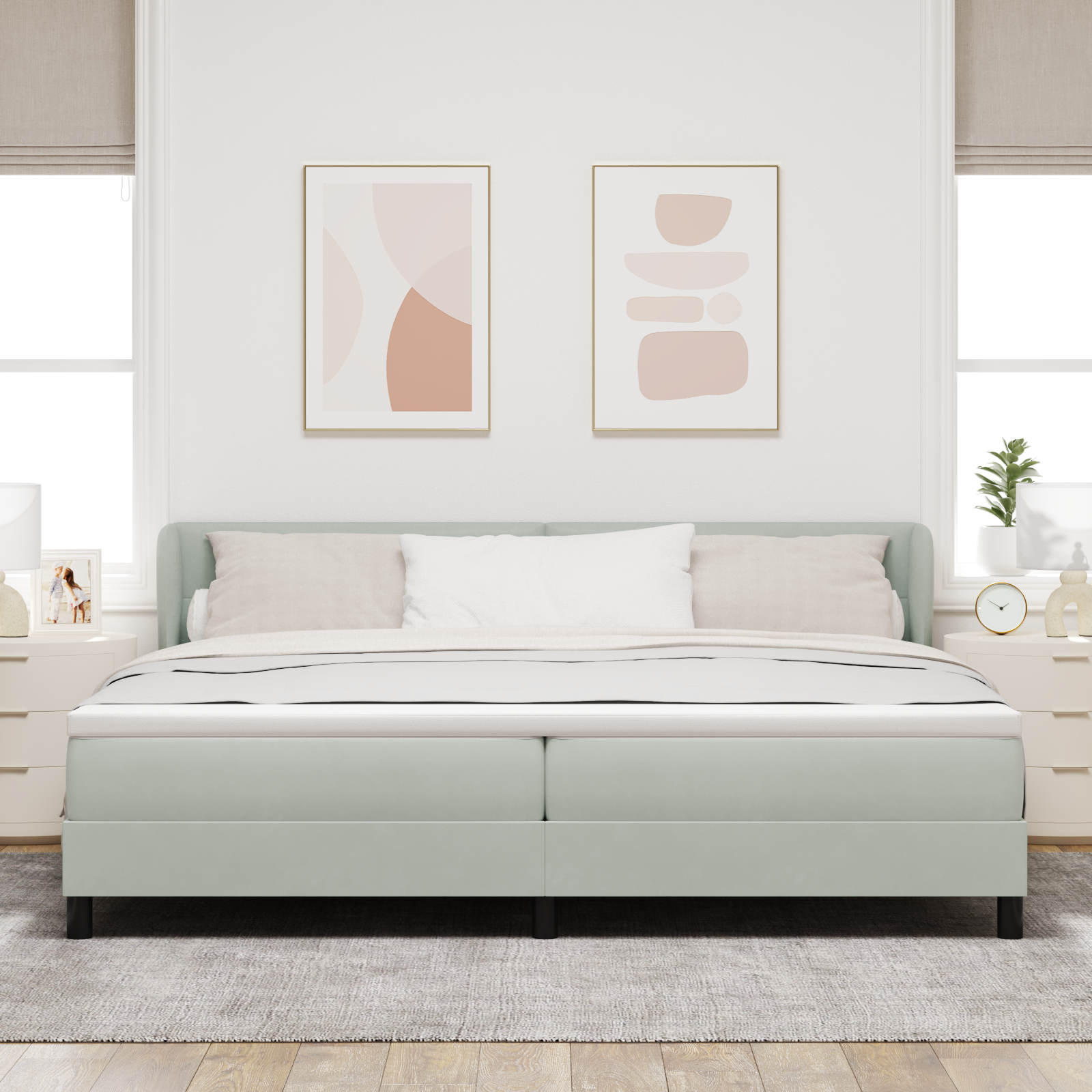 vidaXL Pat cu saltea cu arcuri Gri închis 80x200 cm Catifea cu saltea vidaXL Pat cu saltea cu arcuri Gri închis 80x200 cm Catifea cu saltea