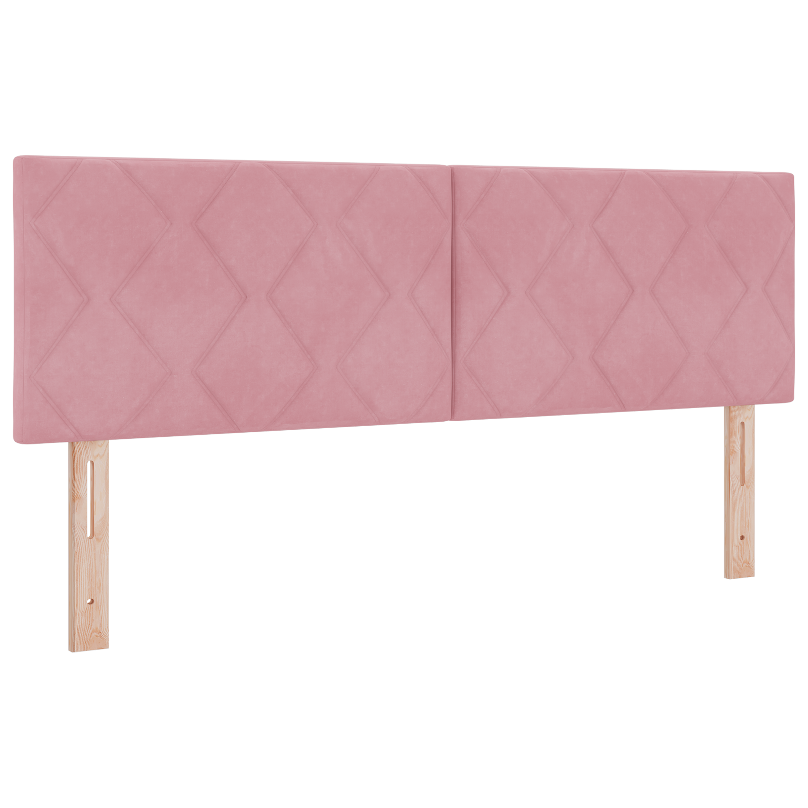 Pat cu saltea vidaXL roz 140x190 cm din catifea Pat cu saltea vidaXL roz 140x190 cm din catifea