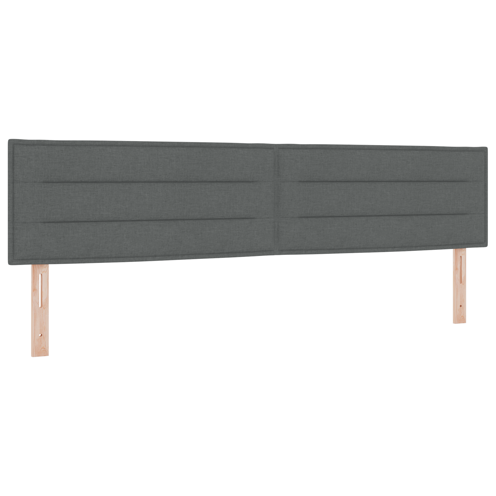 vidaXL Pat cu Saltea cu Arcuri Gri închis 200 x 200 cm țesătură vidaXL Pat cu Saltea cu Arcuri Gri închis 200 x 200 cm țesătură