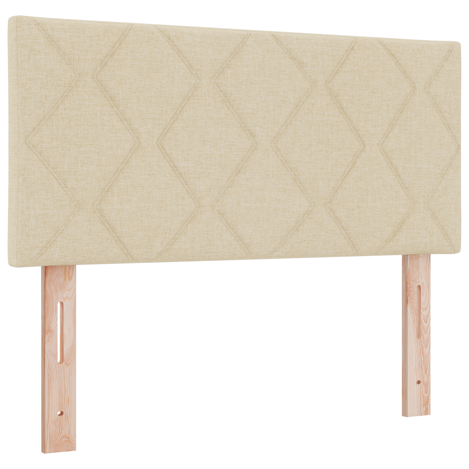 vidaXL Pat cu Saltea cu Arcuri cu saltea Crem 90 x 200 cm țesătură vidaXL Pat cu Saltea cu Arcuri cu saltea Crem 90 x 200 cm țesătură