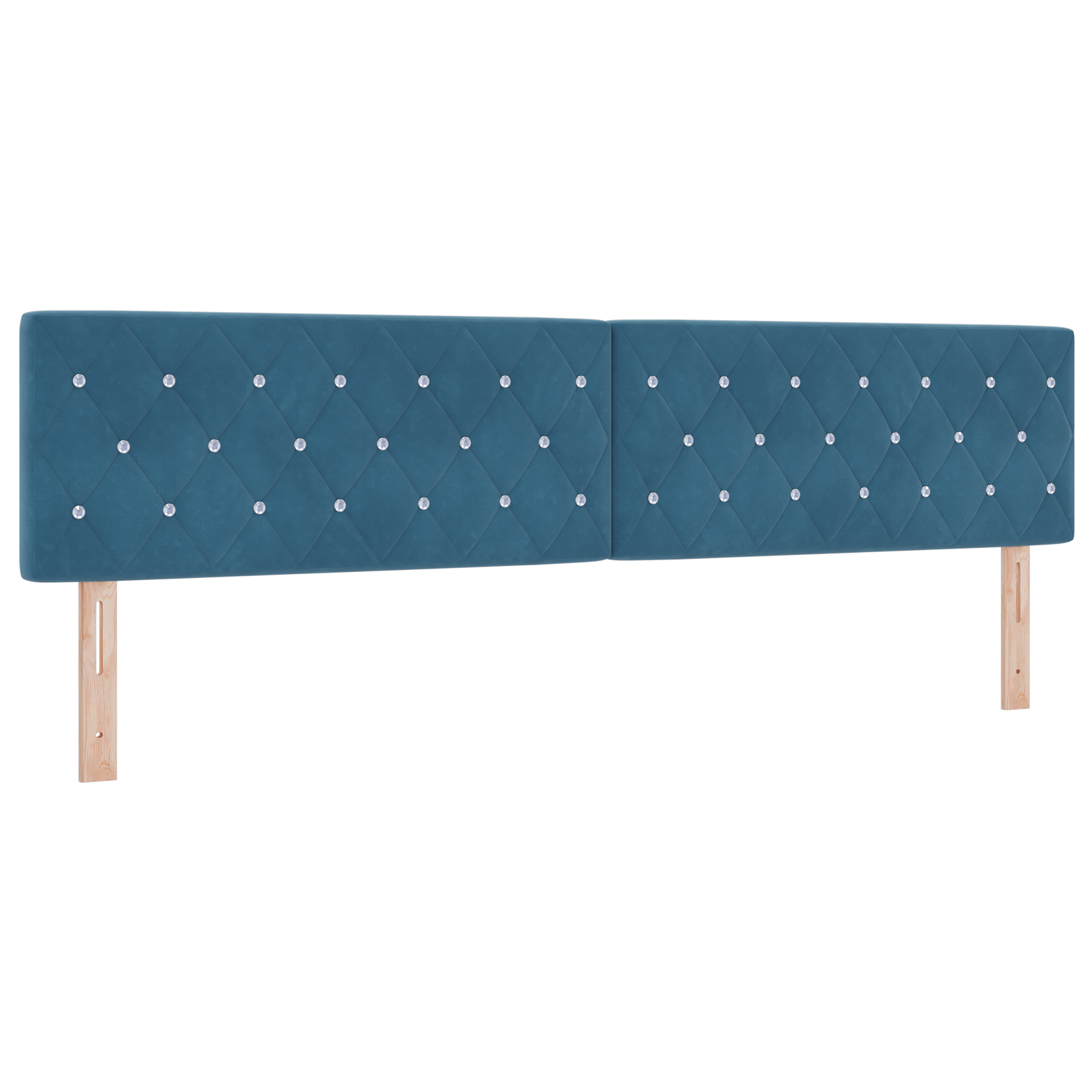 Pat cu saltea Box Spring vidaXL Albastru întunecat 200x200 cm Catifea Pat cu saltea Box Spring vidaXL Albastru întunecat 200x200 cm Catifea