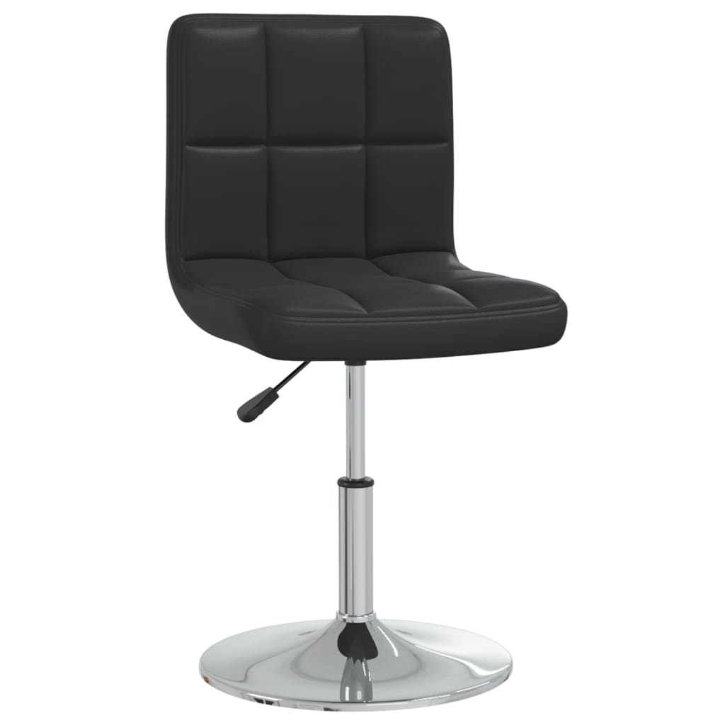 vidaXL Scaun de bar, negru, piele ecologică vidaXL Scaun de bar, negru, piele ecologică