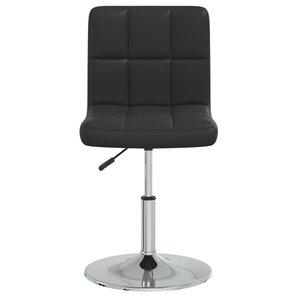 vidaXL Scaun de bar, negru, piele ecologică vidaXL Scaun de bar, negru, piele ecologică
