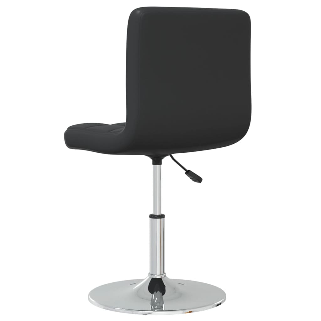 vidaXL Scaun de bar, negru, piele ecologică vidaXL Scaun de bar, negru, piele ecologică