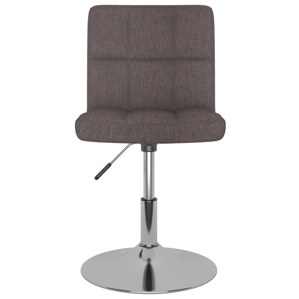 vidaXL Scaun de bar pivotant, gri taupe, material textil vidaXL Scaun de bar pivotant, gri taupe, material textil